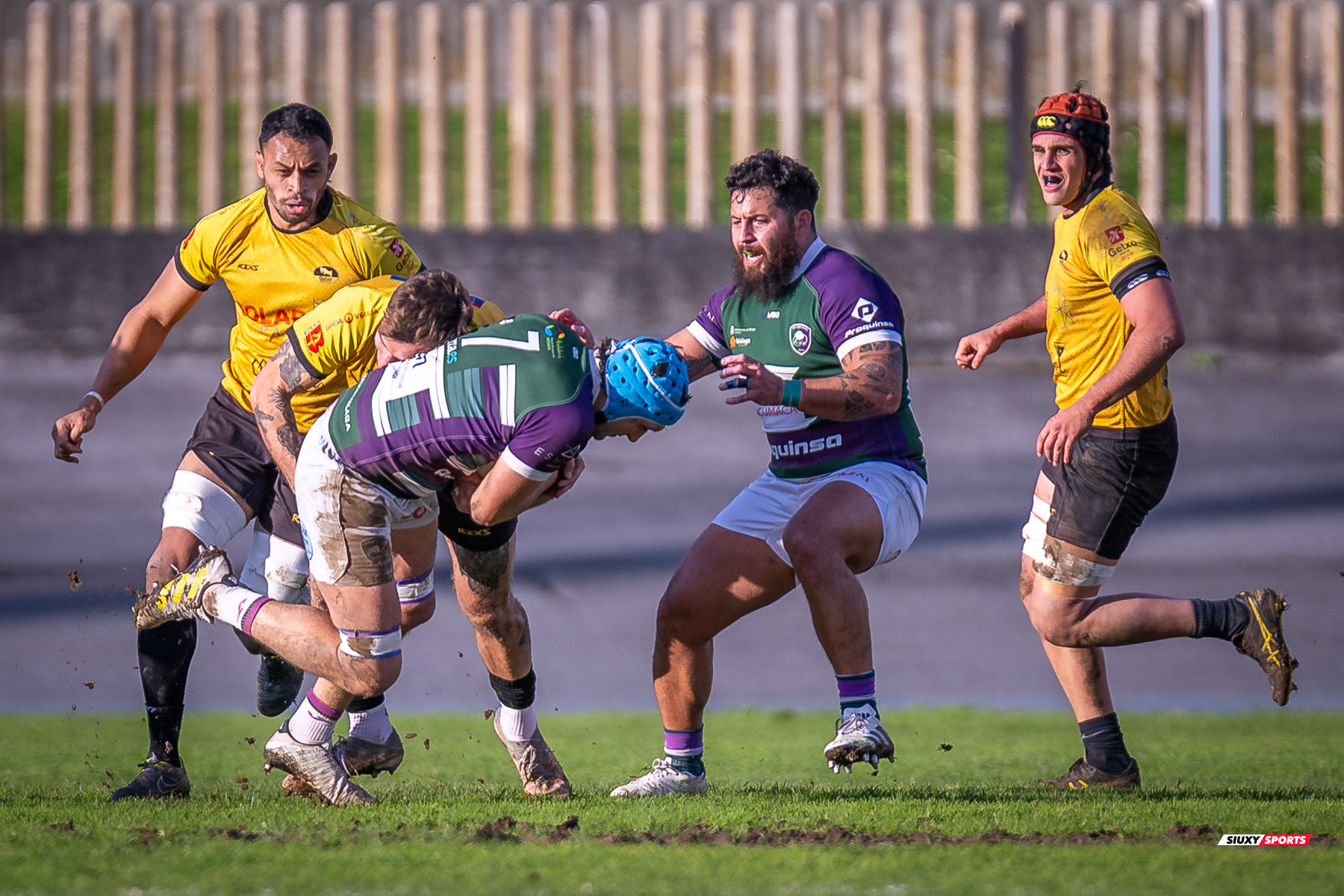 Anthony MATOTO -  Getxo Artea Rugby Taldea - Club Rugby Málaga - Rugby - FER 2024 - DHB - Getxo RT (52) vs (10) CR Malaga (#FER24DGBGETMAL02) Photo by: Fredy Monfoto | Siuxy Sports 2024-02-10