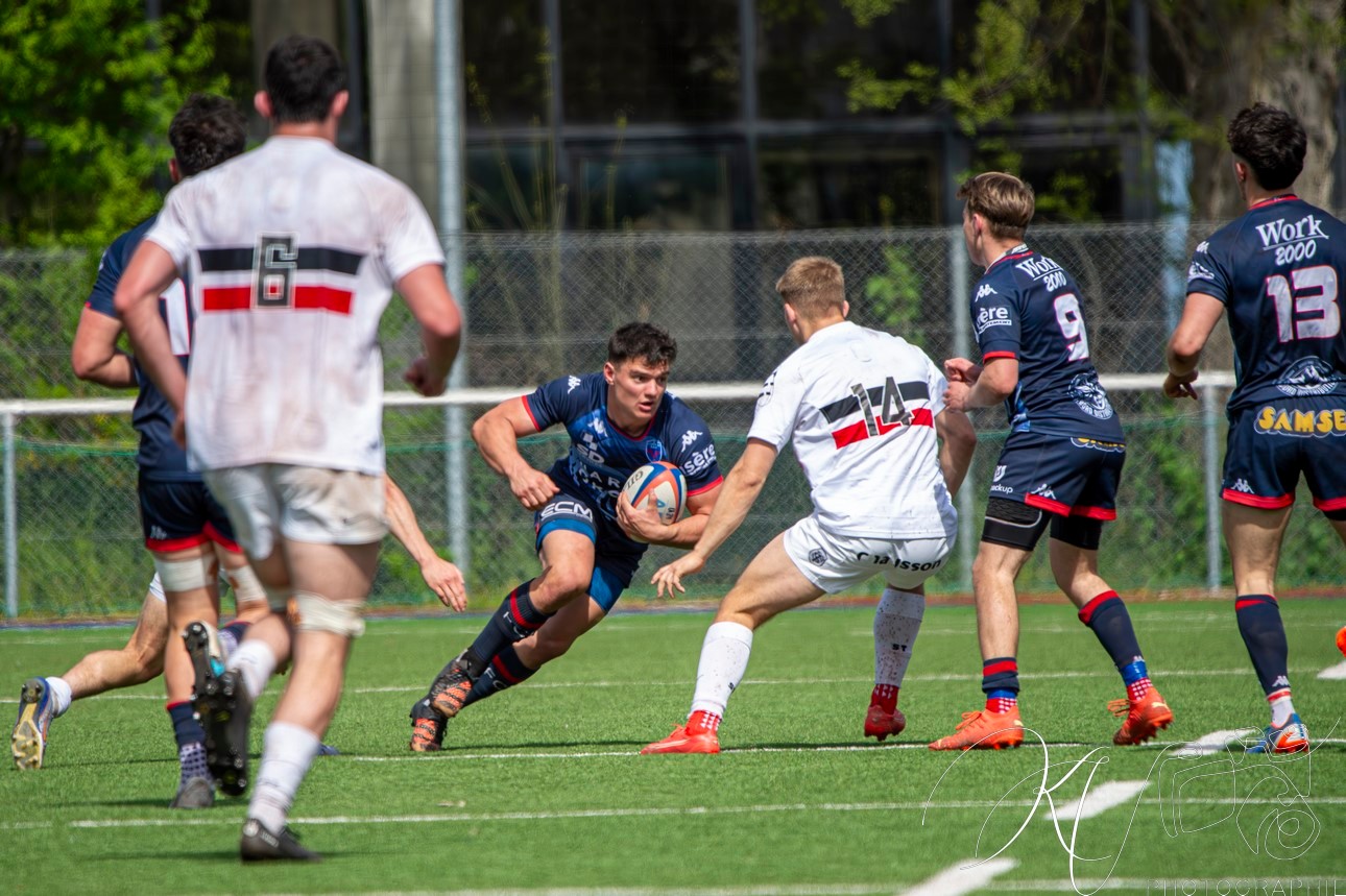 FC Grenoble Rugby - Stade Toulousain - Rugby - FFR 2024 - Espoirs - FC Grenoble vs Stade Toulousain (#FFR24ESPFCGTOU04) Photo by: Karine Valentin | Siuxy Sports 2024-04-06