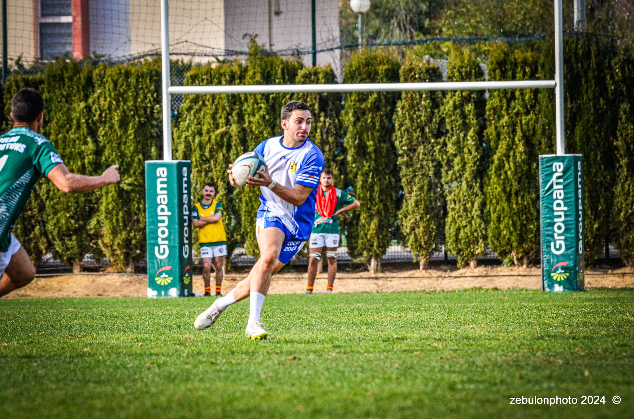  Cabestany Olympique XV - RC Ponteilla - Rugby - FFR Reg3 - Cabestani (15) vs (25) Ponteilla (#FFR24R3CABPON03) Photo by: Photo Zebulon | Siuxy Sports 2024-03-17