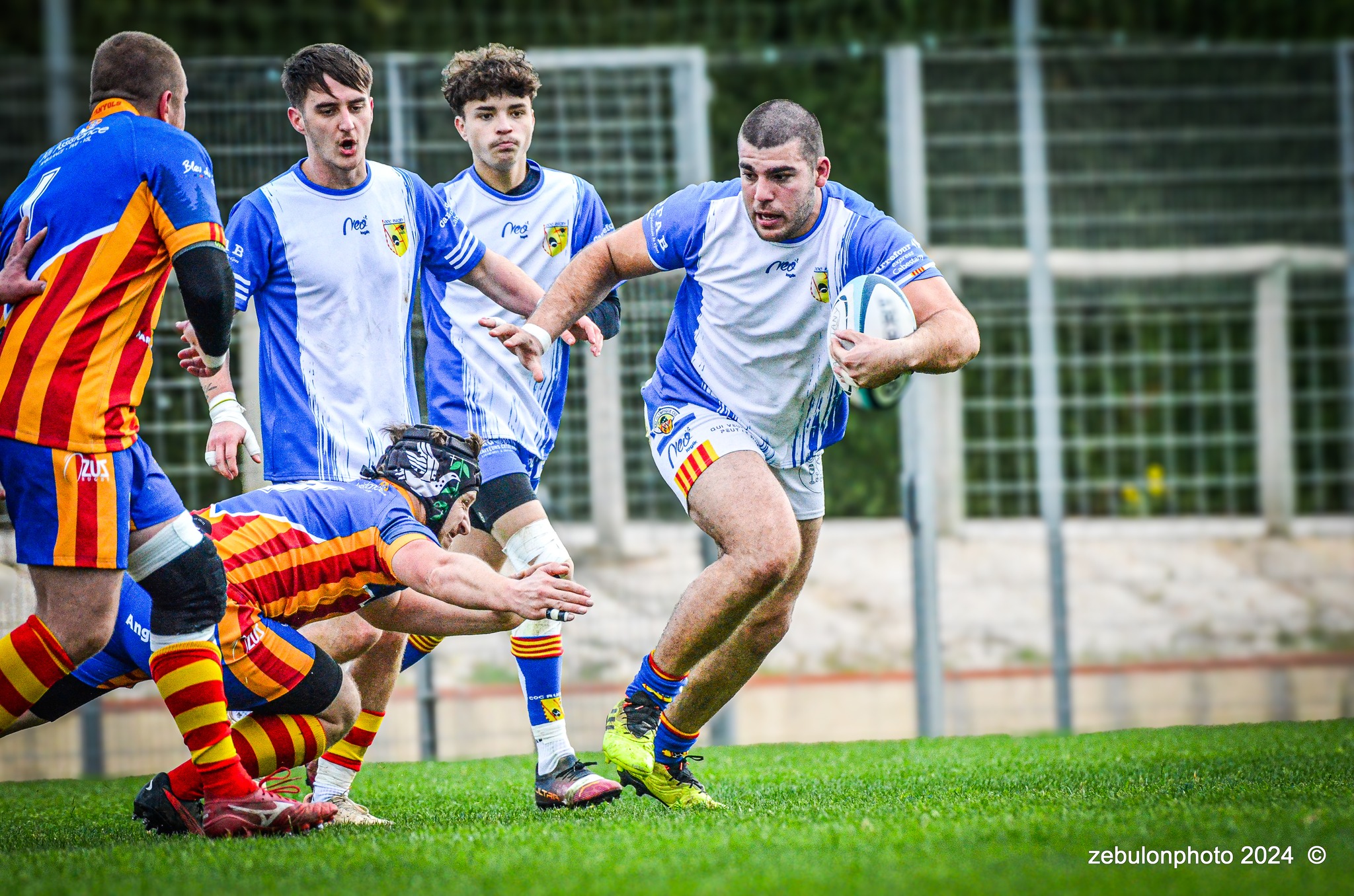  Cabestany Olympique XV - Rugby Athlétique Cerdagne Capcir - Rugby - Ligue Occitanie - Cabestany vs Cerdagne Capcir (#LO24CABRACC01) Photo by: Photo Zebulon | Siuxy Sports 2024-01-27