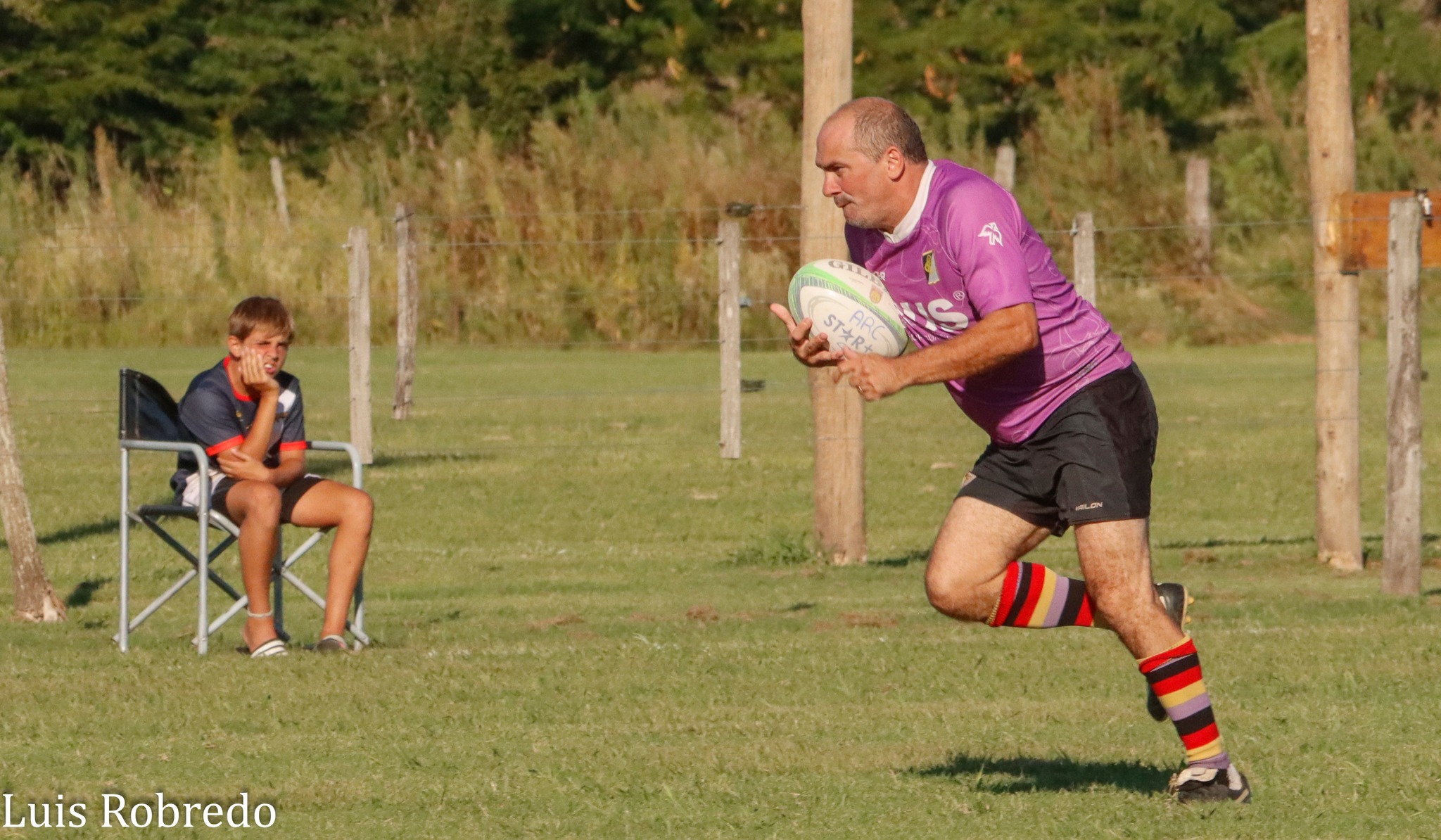  Areco Rugby Club - Club Champagnat - RugbyV - 6TO ENCUENTRO DE VETERANOS DEL ARECO RUGBY CLUB - Areco vs Champagnat (#2024ENCVETARCCHA03) Photo by: Luis Robredo | Siuxy Sports 2024-03-09