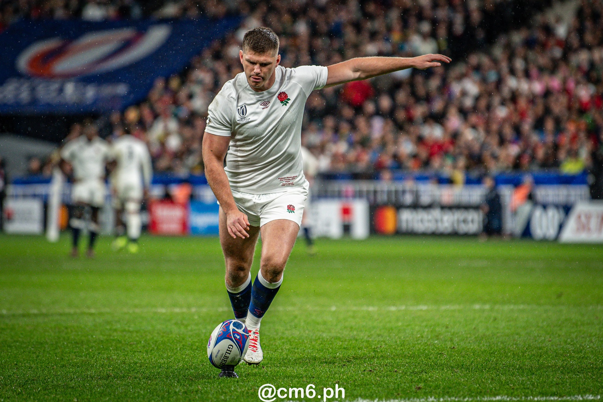  England national rugby union team - South Africa national rugby union team - Rugby - RWC 2023 - England (15) vs (16) South Africa (#RWC23ENGSAF10) Photo by: Christian Mas | Siuxy Sports 2023-10-21