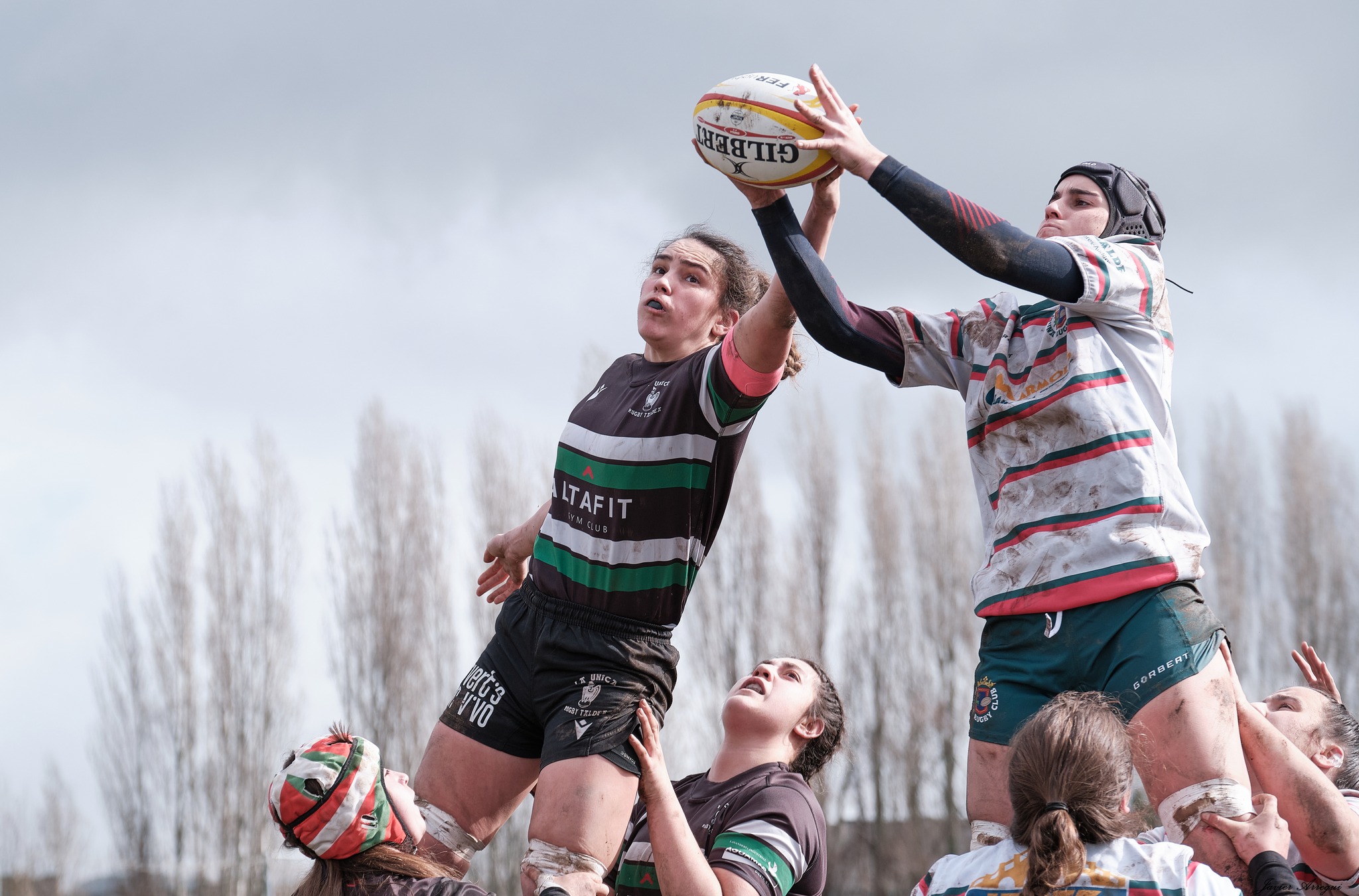  La Única Rugby Taldea - Iruña Rugby Club - Rugby - FER 2024 - La Unica RT vs Iruña Rugby Club - Neskak (#FER24UNIIRU02) Photo by: Javier Arregui | Siuxy Sports 2024-02-10