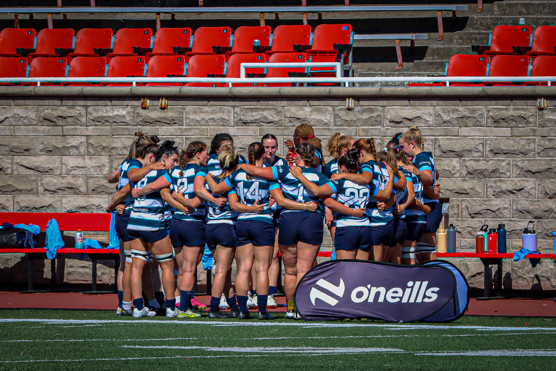  Équipe féminine - Rugby Québec - Ontario Blues (w) - Rugby - QORC-CROQ 2024 - FINALS - QUÉBEC EST (37) VS (13) ONTARIO EST - 1ST POSITION - Reel Mayarts (#QORC24QCEONE16) Photo by: Photo Mayarts | Siuxy Sports 2024-06-01