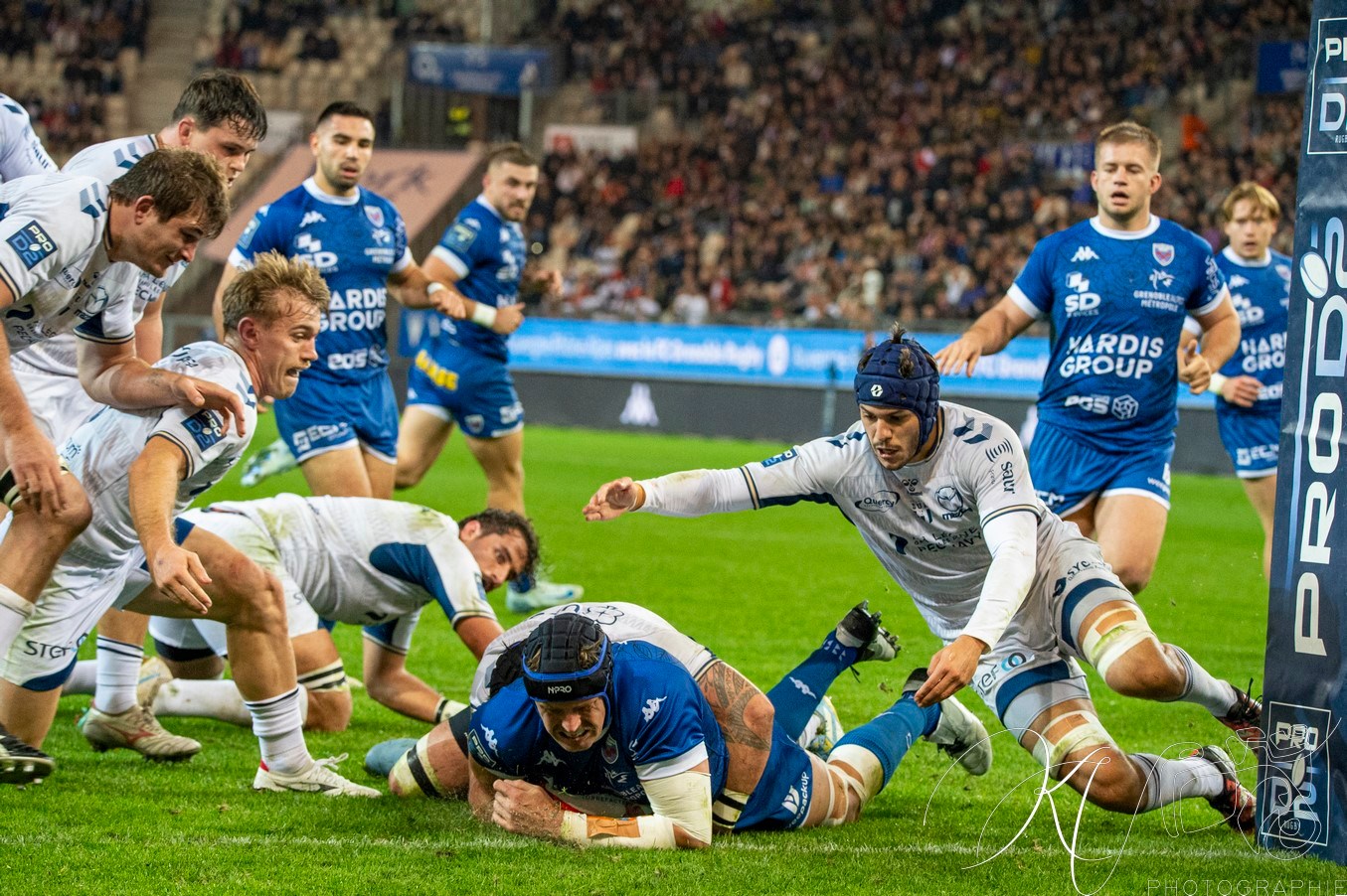  FC Grenoble Rugby - SU Agen - Rugby - FFR 2024 PRO D2 - Grenoble (37) vs (10) Agen (#PD224PD2GRSUA11) Photo by: Karine Valentin | Siuxy Sports 2024-11-01