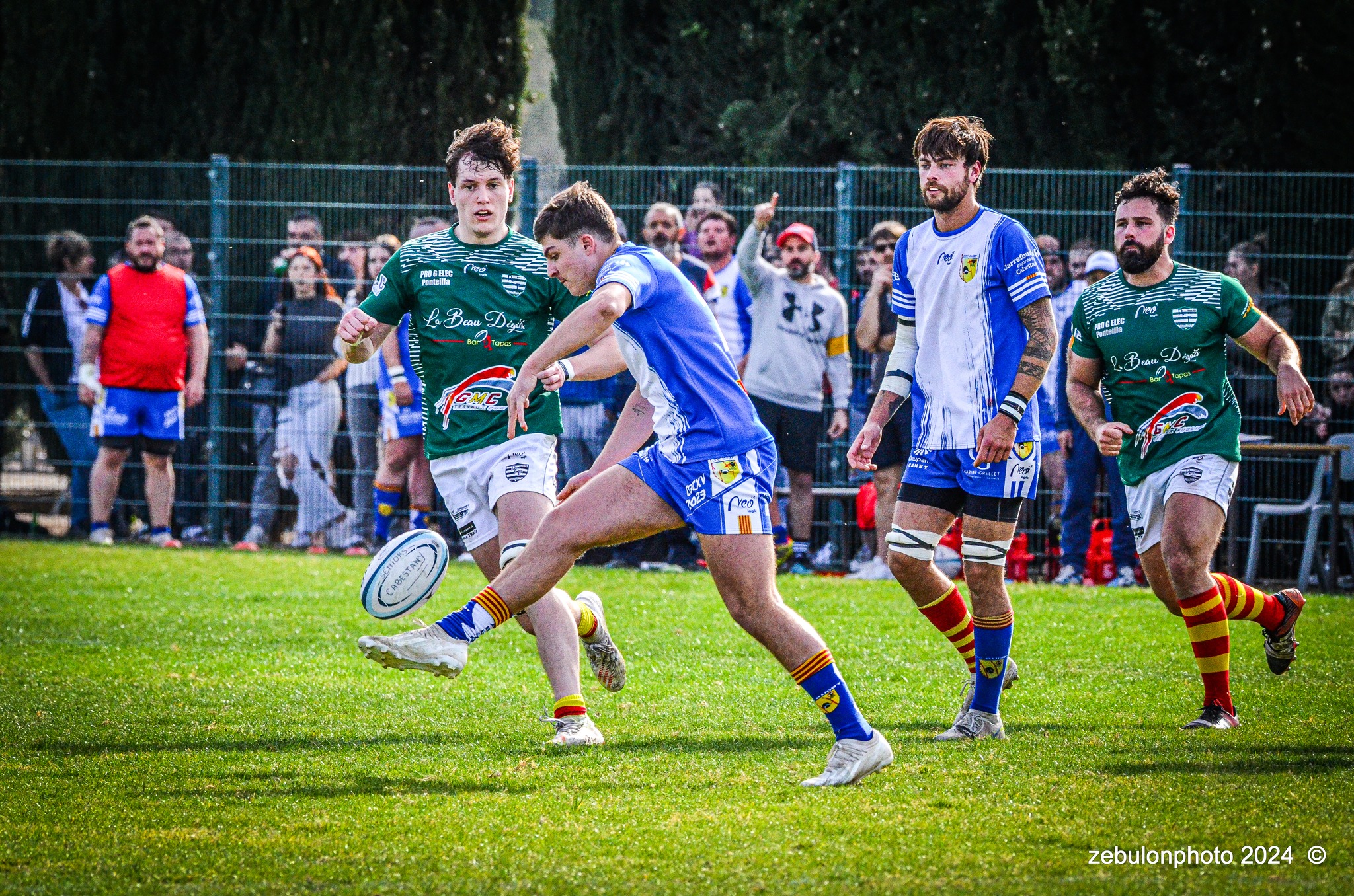  Cabestany Olympique XV - RC Ponteilla - Rugby - FFR Reg3 - Cabestani (15) vs (25) Ponteilla (#FFR24R3CABPON03) Photo by: Photo Zebulon | Siuxy Sports 2024-03-17