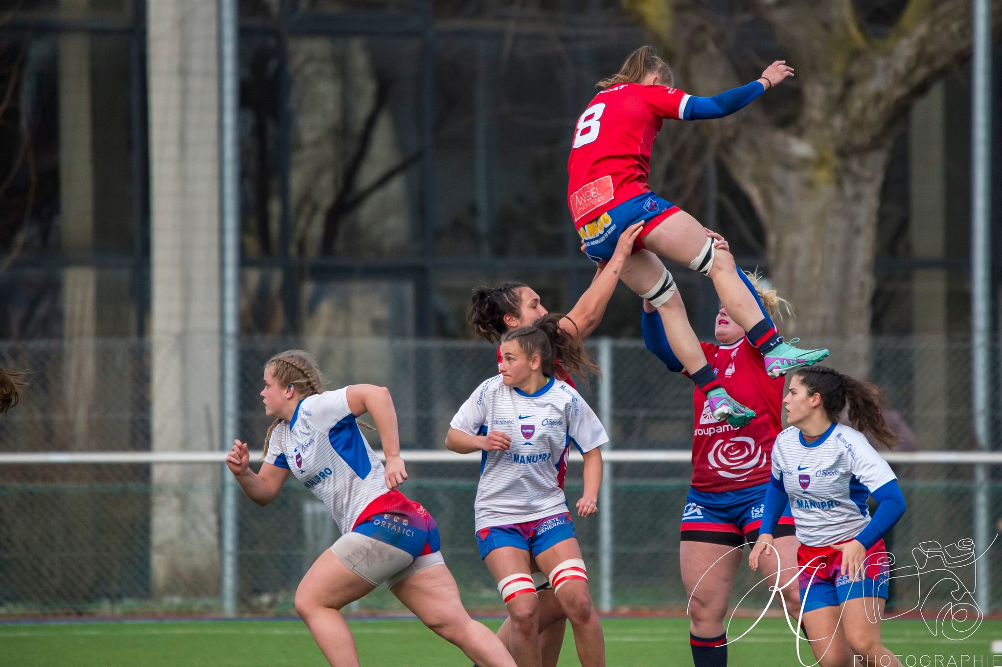  FC Grenoble Rugby - Blagnac - Rugby - 2024 Élite 1 Féminine - FC Grenoble Amazones (18)  vs (13) Blagnac (#E1G24FCGBLA02) Photo by: Karine Valentin | Siuxy Sports 2024-02-18