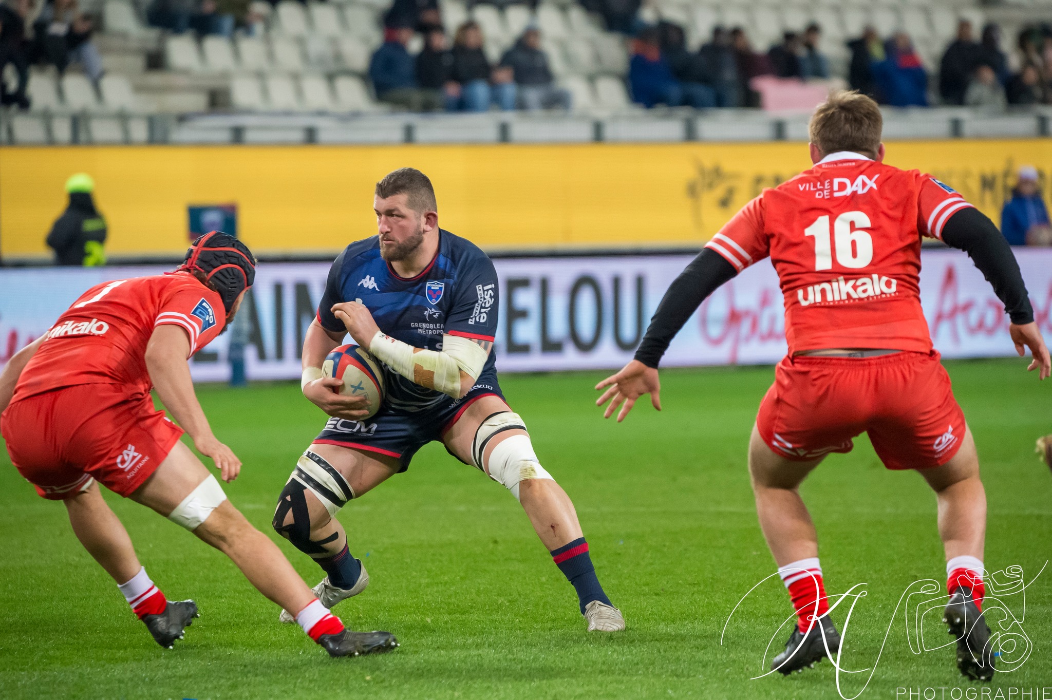  FC Grenoble Rugby - US Dax - Rugby - Pro D2 - FC Grenoble (24) vs (27) US Dax (#PD224FCGDAX01) Photo by: Karine Valentin | Siuxy Sports 2024-01-19