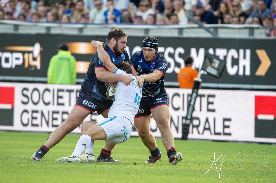  FC Grenoble Rugby - Montpellier Hérault Rugby - Rugby - FFR - 2024 - Access Match -  FC Grenoble (18) vs (20) Montpellier (#FFR24FCGMHR06) Photo by: Karine Valentin | Siuxy Sports 2024-06-16