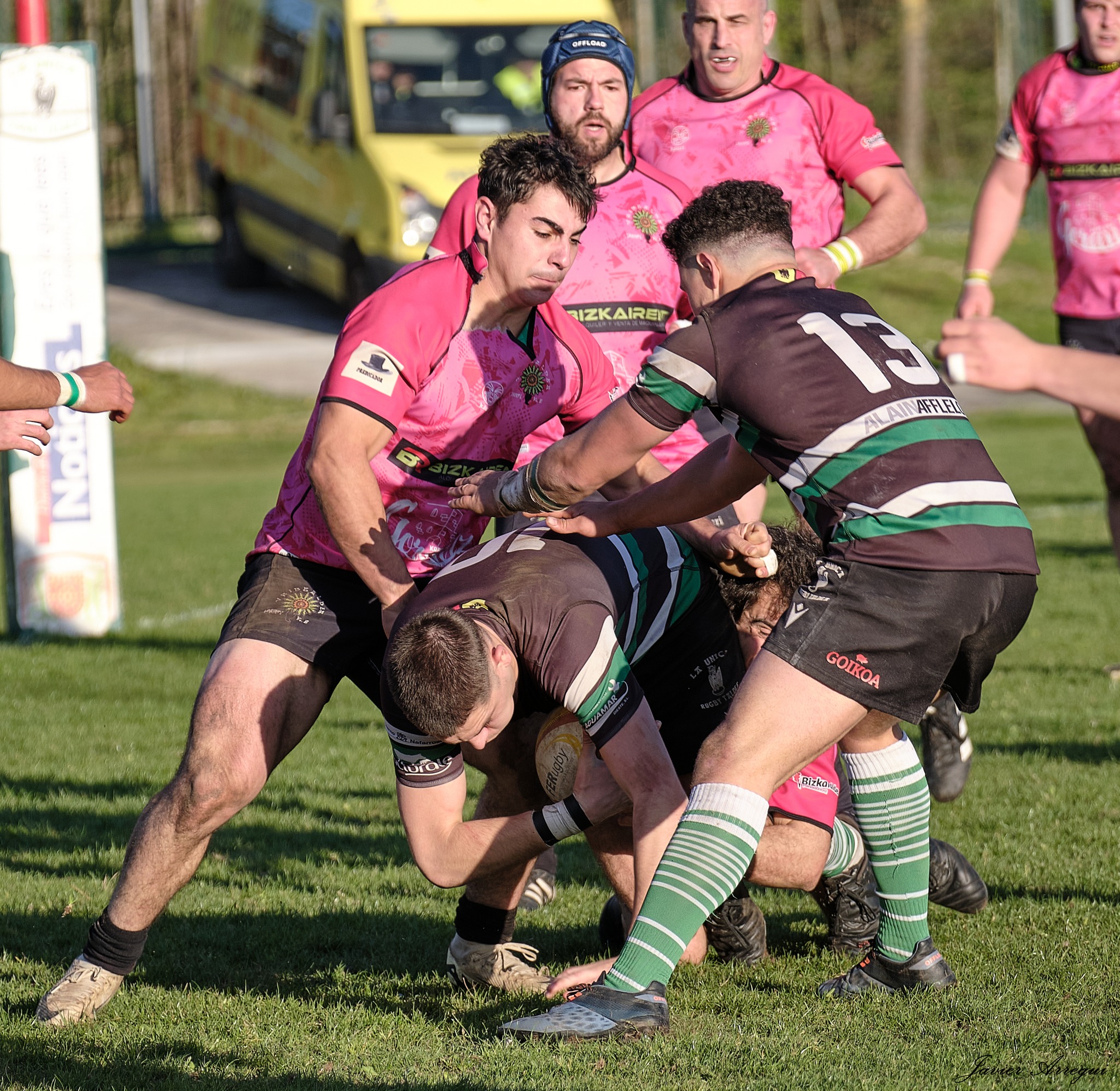Jokin Peio IZAL MIQUEO -  La Única Rugby Taldea - Uribealdea Rugby Kirol Elkartea - Rugby - FER 2024 - DHB - La Unica RT (41) vs (9) Uribealdea Rugby - Reel 2 (#FER24DHBUNIURI02) Photo by: Javier Arregui | Siuxy Sports 2024-03-23