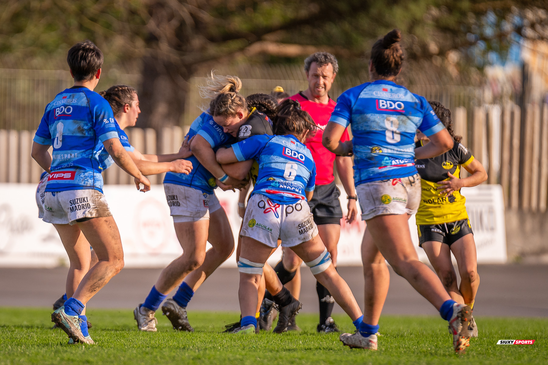  Getxo Artea Rugby Taldea - Club de Rugby Cisneros - Rugby - FER 2024 - DHB F - Getxo Neskak Rt (25) vs (13) Cisneros (#FER24DHBGNCIS02) Photo by: Fredy Monfoto | Siuxy Sports 2024-02-17
