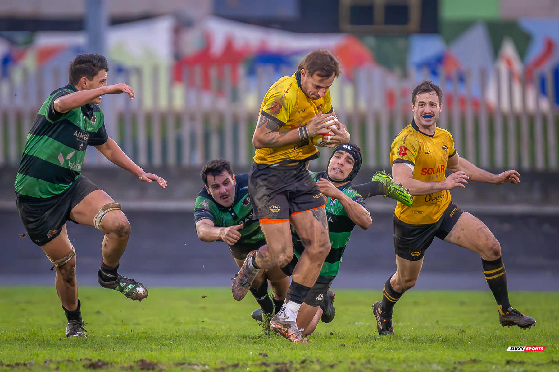 Jon Ander CALVO DE LA QUINTANA - Martin CHAVEZ -  Getxo Artea Rugby Taldea - Gernika Rugby Taldea - Rugby - FER 2023 - DHB - Getxo Artea RT (24) vs (20) Universitario Bilbao Rugby (#FER23DHBGETGER11) Photo by: Fredy Monfoto | Siuxy Sports 2023-11-25