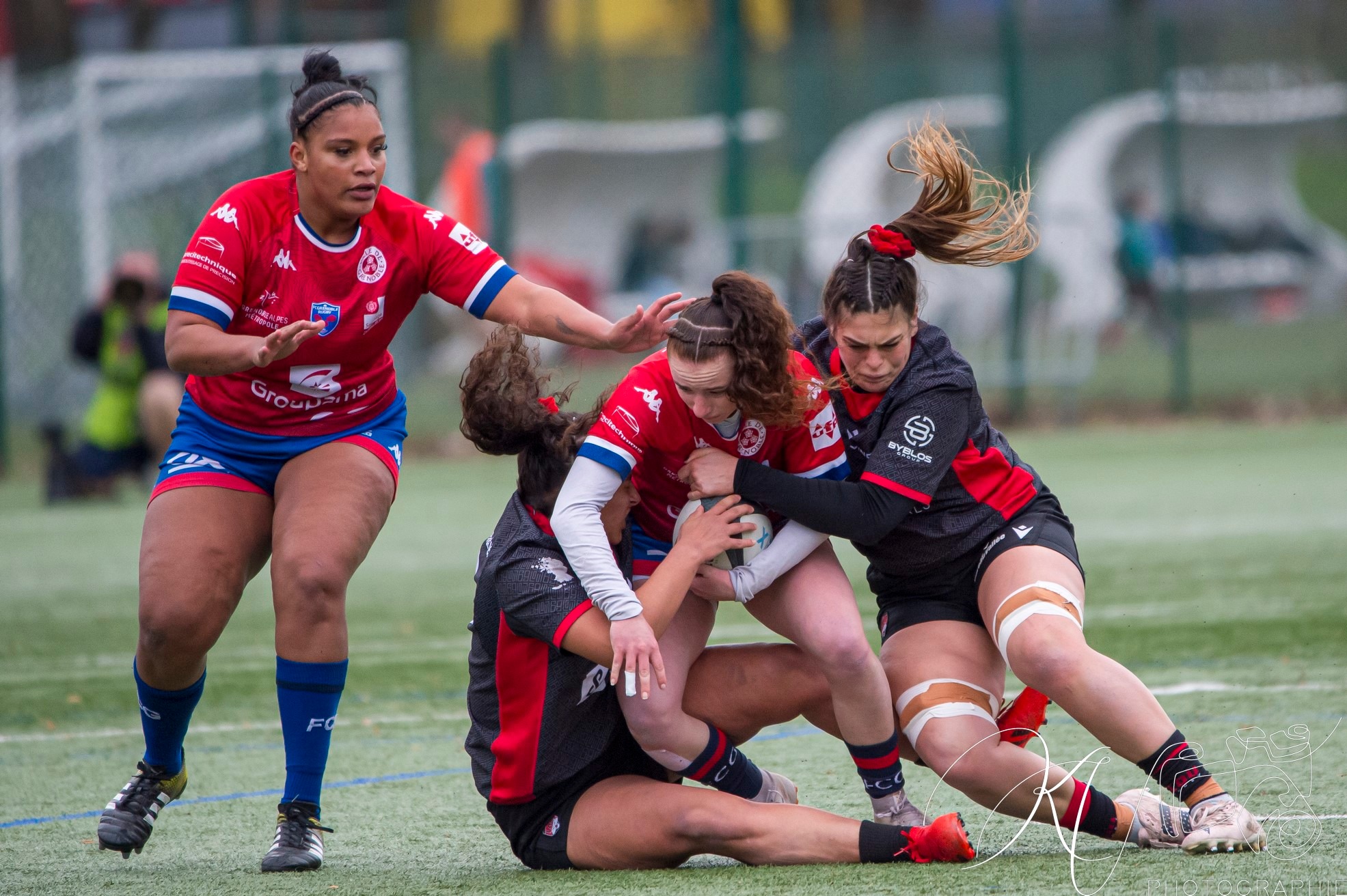  Lyon Olympique Universitaire - FC Grenoble Rugby - Rugby - Elite 1 2023 - Lyon O.U. (39) vs (14) FC Grenoble (#EL124LOUFCG02) Photo by: Karine Valentin | Siuxy Sports 2024-02-24