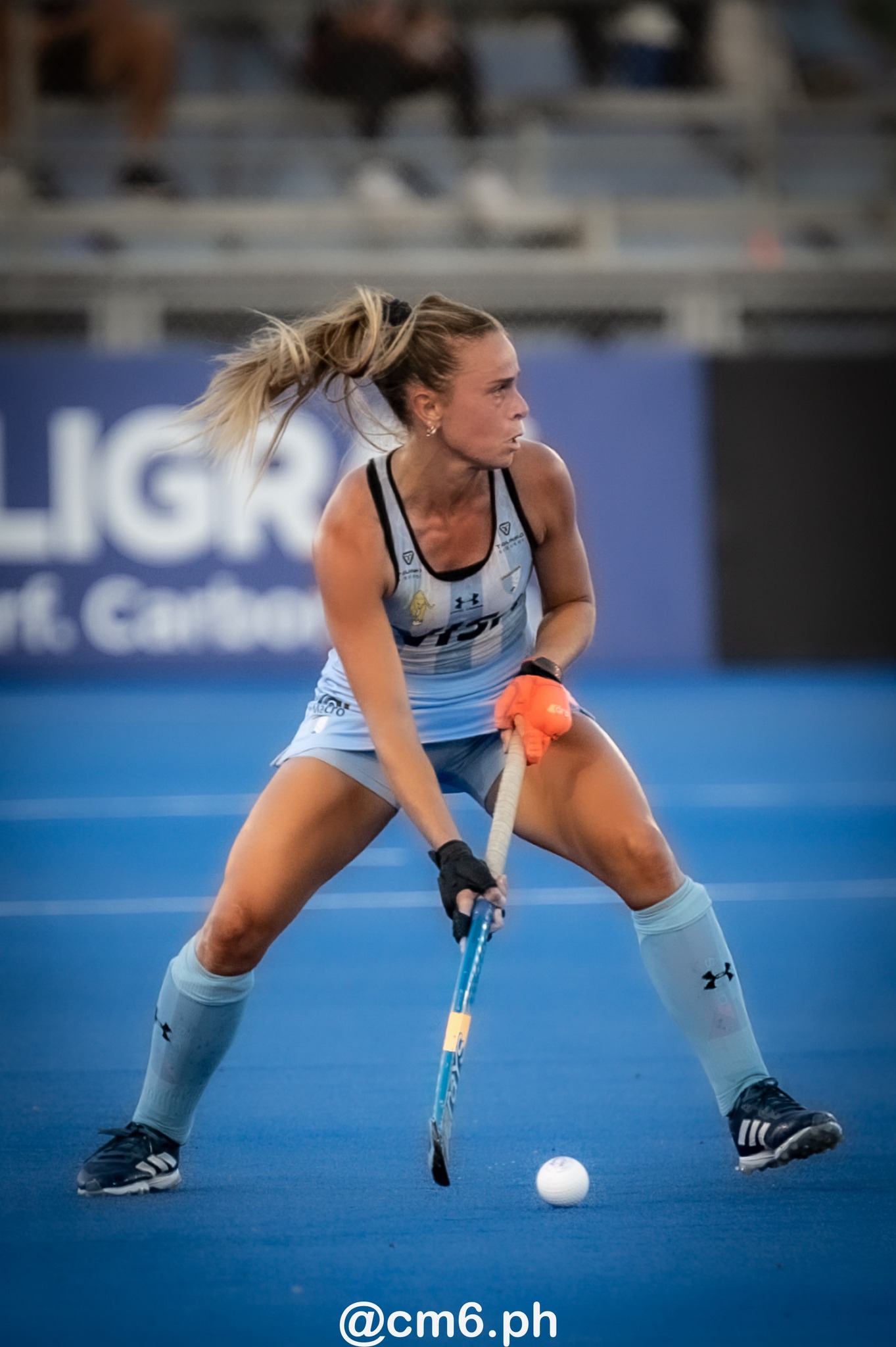 Victoria SAUZE VALDEZ -  Selección femenina de hockey sobre césped de Argentina - Netherlands women's national field hockey team - Field hockey - FIH Pro League Fem 2023-2024 - Argentina (1) vs (4) Netherlands (#FIHPF24ARGNET12) Photo by: Christian Mas | Siuxy Sports 2023-12-08