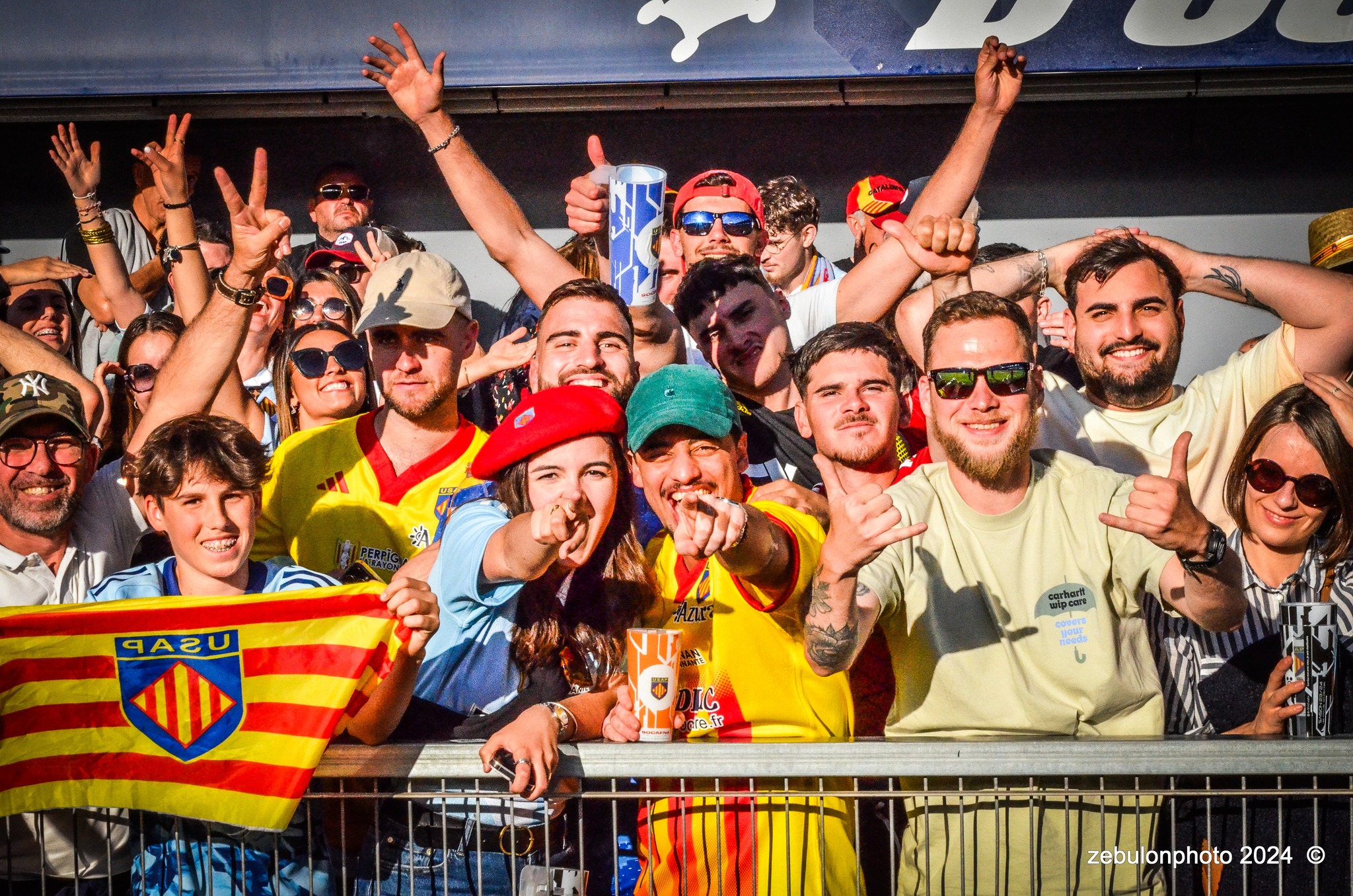  US Arlequins Perpignanais - Lyon Olympique Universitaire - Rugby - FFR 2024 - TOP14 - USAP (51) VS (20) LOU (#FFR24T14USALOU04) Photo by: Photo Zebulon | Siuxy Sports 2024-04-20