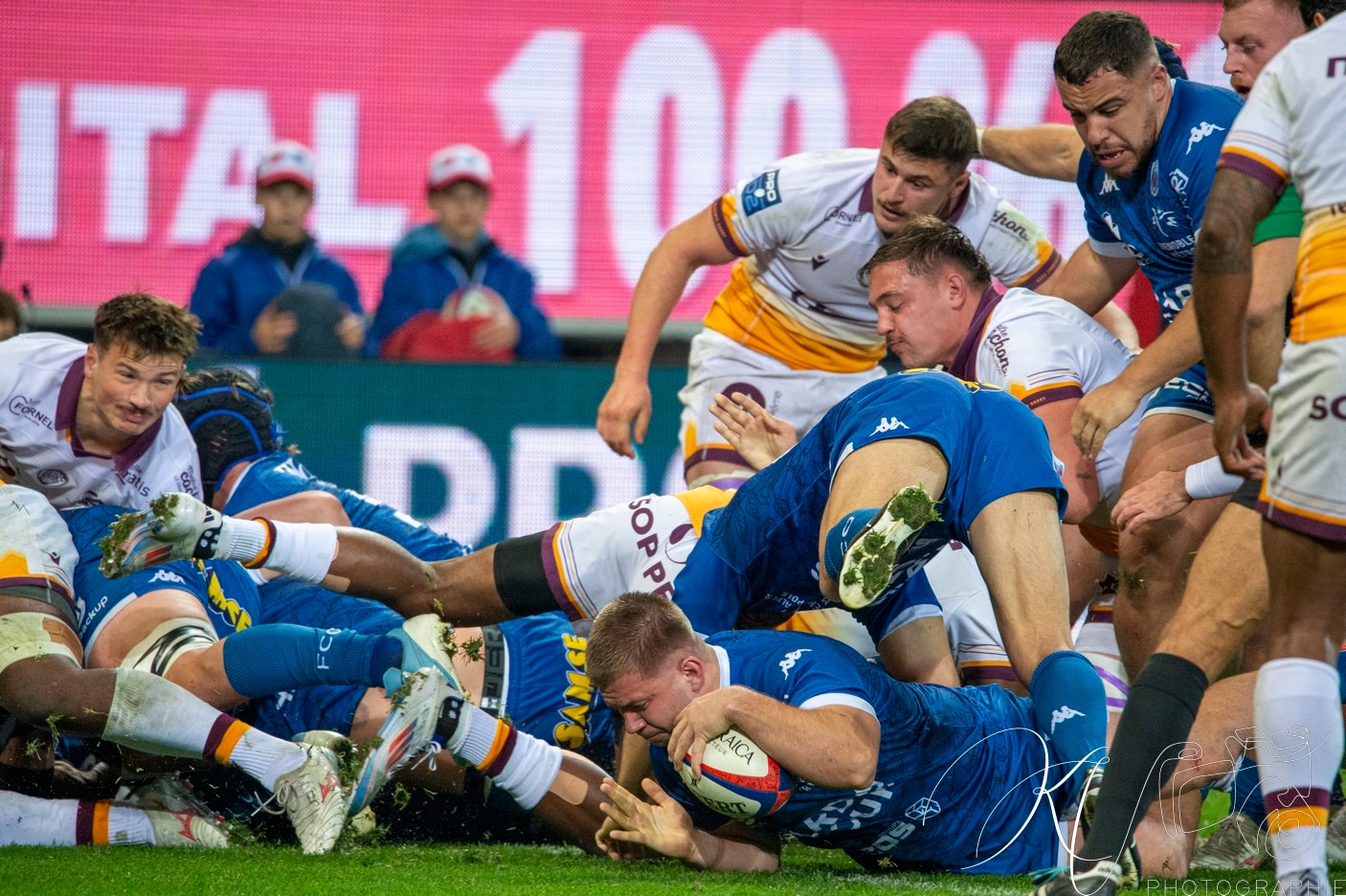  FC Grenoble Rugby - Soyaux Angoulême - Rugby - FFR 2024 - Pro D2 - FC Grenoble Rugby (37) vs (7) Soyaux Angouleme (#PD224PD2FCGSO11) Photo by: Karine Valentin | Siuxy Sports 2024-11-15