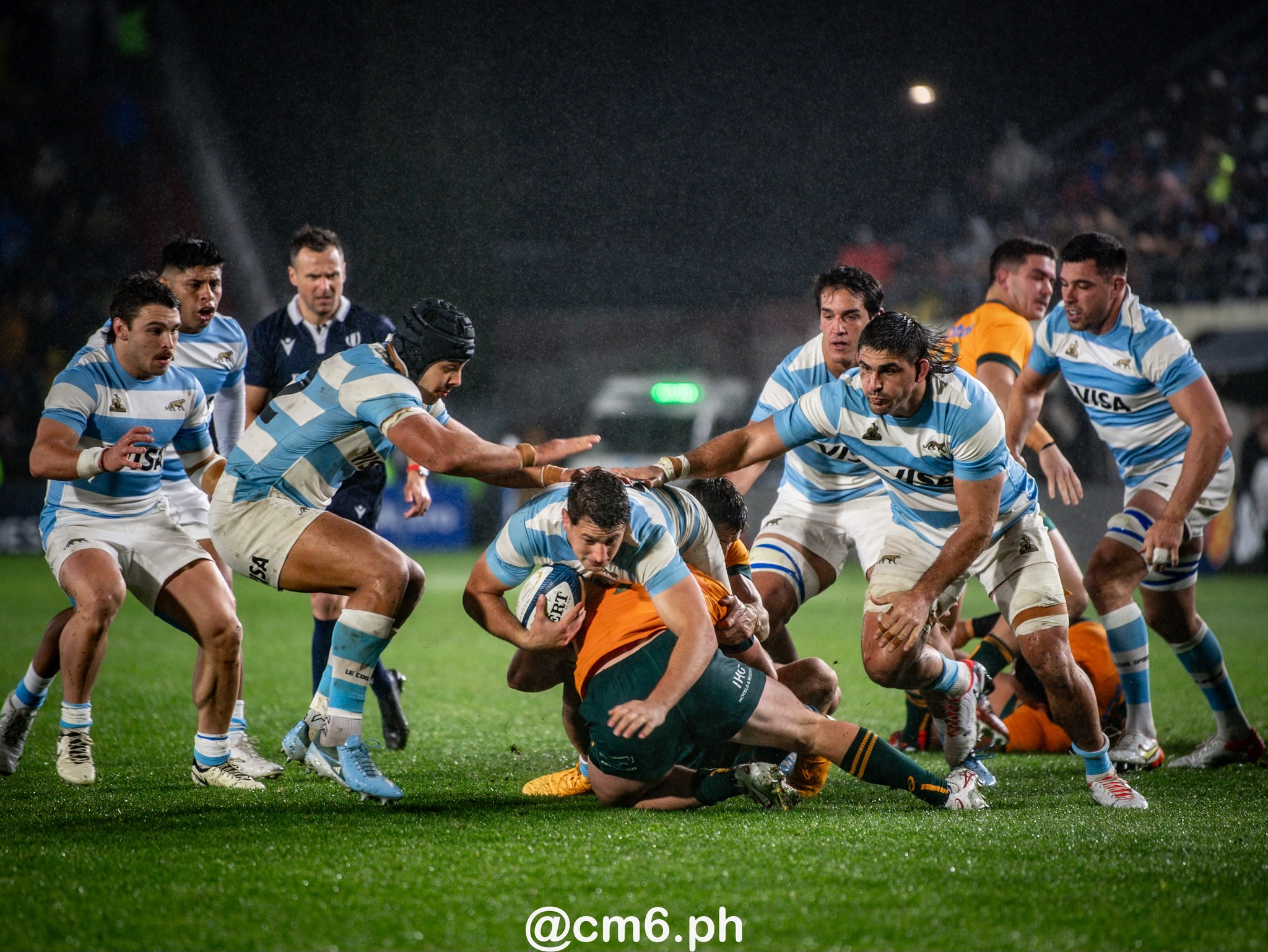 Mateo CARRERAS -  Selección Argentina de Rugby XV - Australia national rugby union team (M) - Rugby - Rugby Championship 2024 - Argentina Pumas (19) vs (20) Australia Wallabies (#CHAMP24R3ARGAUS) Photo by: Christian Mas | Siuxy Sports 2024-08-31