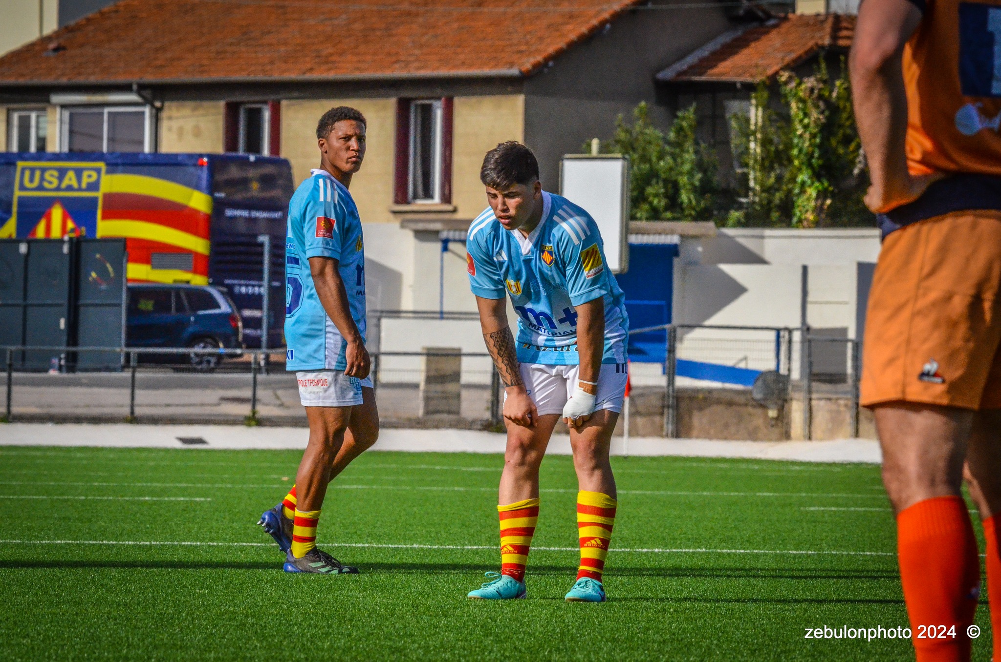  Montpellier Hérault Rugby - US Arlequins Perpignanais - Rugby - 2024 Espoirs - Montpellier (18) vs (7) Perpignan (#ESP24MHRUSAP03) Photo by: Photo Zebulon | Siuxy Sports 2024-03-16