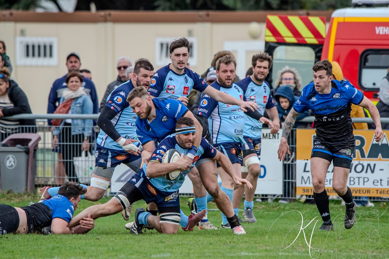  Saint-Marcellin Sports - US Vinay - Rugby - FFR 2024 Fed2 - SMS (13) vs (19) US Vinay (#FFR24F2SMSUSV03) Photo by: Karine Valentin | Siuxy Sports 2024-03-31