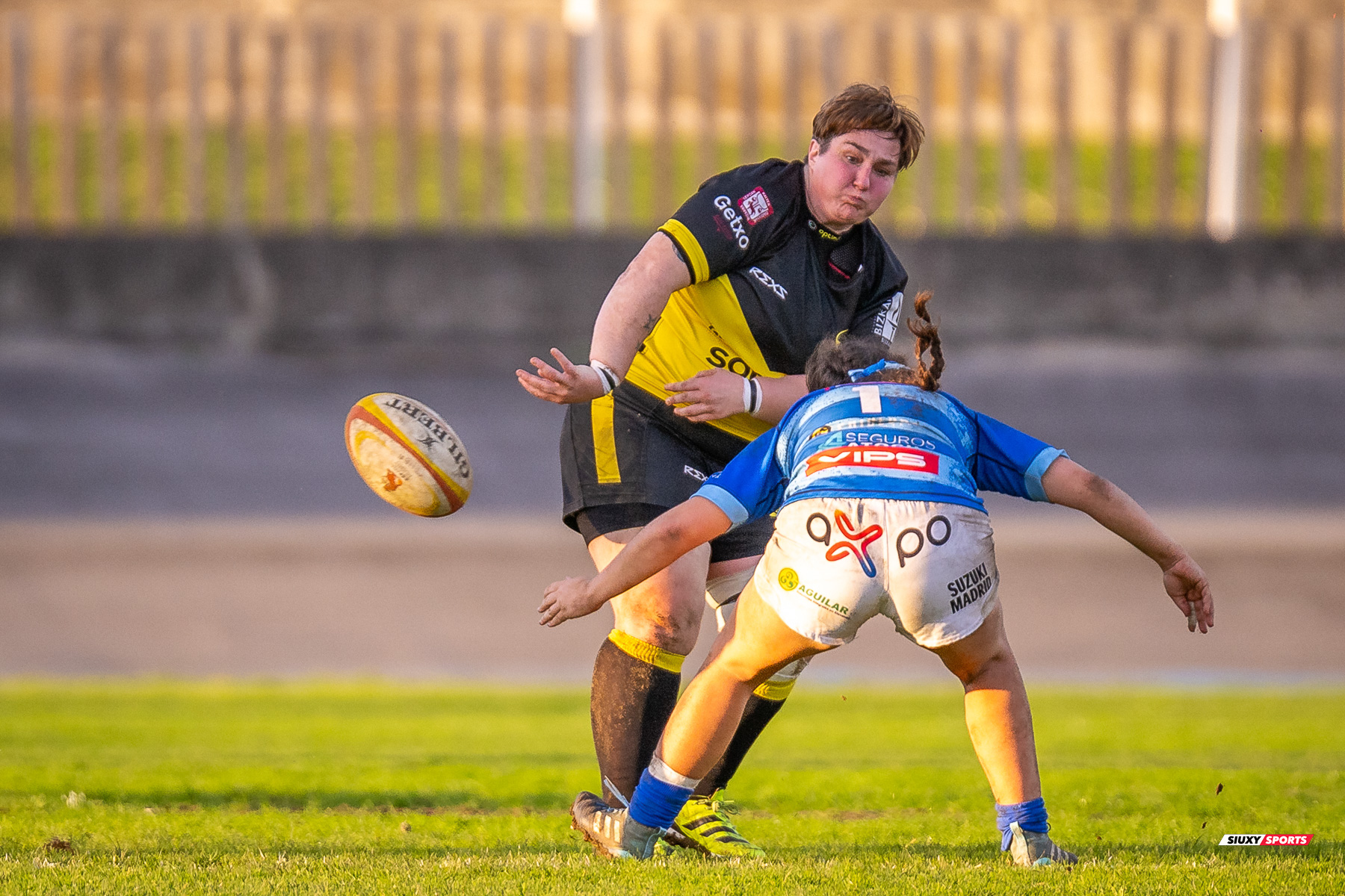  Getxo Artea Rugby Taldea - Club de Rugby Cisneros - Rugby - FER 2024 - DHB F - Getxo Neskak Rt (25) vs (13) Cisneros (#FER24DHBGNCIS02) Photo by: Fredy Monfoto | Siuxy Sports 2024-02-17