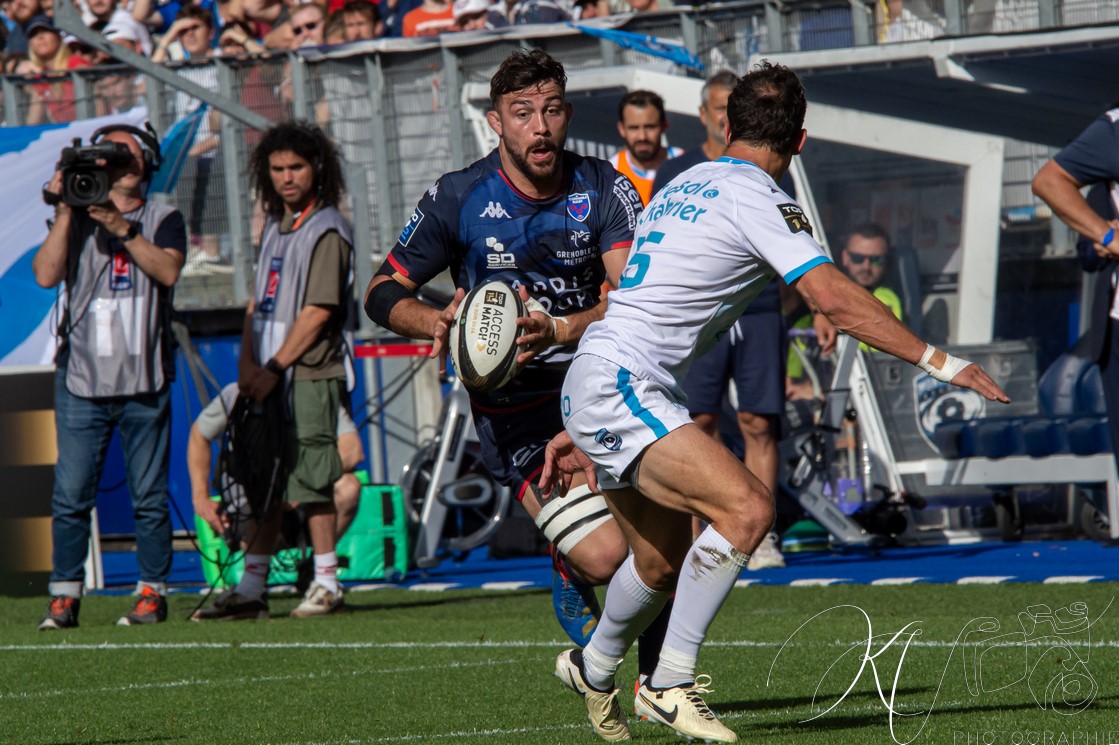  FC Grenoble Rugby - Montpellier Hérault Rugby - Rugby - FFR - 2024 - Access Match -  FC Grenoble (18) vs (20) Montpellier (#FFR24FCGMHR06) Photo by: Karine Valentin | Siuxy Sports 2024-06-16