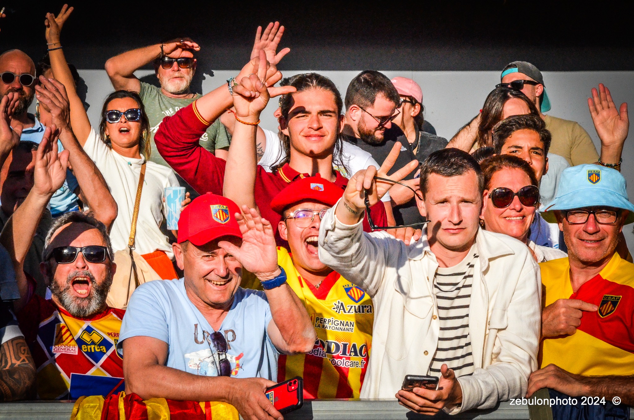  US Arlequins Perpignanais - Lyon Olympique Universitaire - Rugby - FFR 2024 - TOP14 - USAP (51) VS (20) LOU (#FFR24T14USALOU04) Photo by: Photo Zebulon | Siuxy Sports 2024-04-20