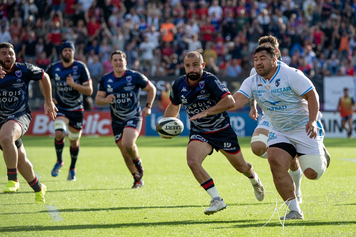  FC Grenoble Rugby - Montpellier Hérault Rugby - Rugby - FFR - 2024 - Access Match -  FC Grenoble (18) vs (20) Montpellier (#FFR24FCGMHR06) Photo by: Karine Valentin | Siuxy Sports 2024-06-16