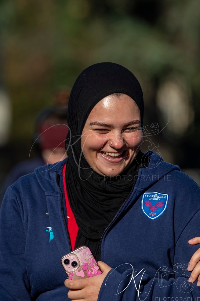  FC Grenoble Rugby - ASM Romagnat rugby féminin - Rugby - FFR 2024 - Réserve Élite - FCG Amazones vs ASM Romagnat (#FFR24REFCGASMR11) Photo by: Karine Valentin | Siuxy Sports 2024-11-30