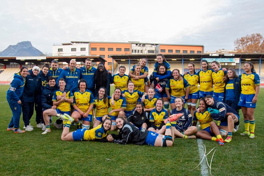  ASM Romagnat rugby féminin - FC Grenoble Rugby - Rugby - FFR 2024 Elite 1 Fém - ASM Romagnat (32) vs (8) Amazones FC Grenoble  (#FFR24E1FASMRFCG11) Photo by: Karine Valentin | Siuxy Sports 2024-11-17