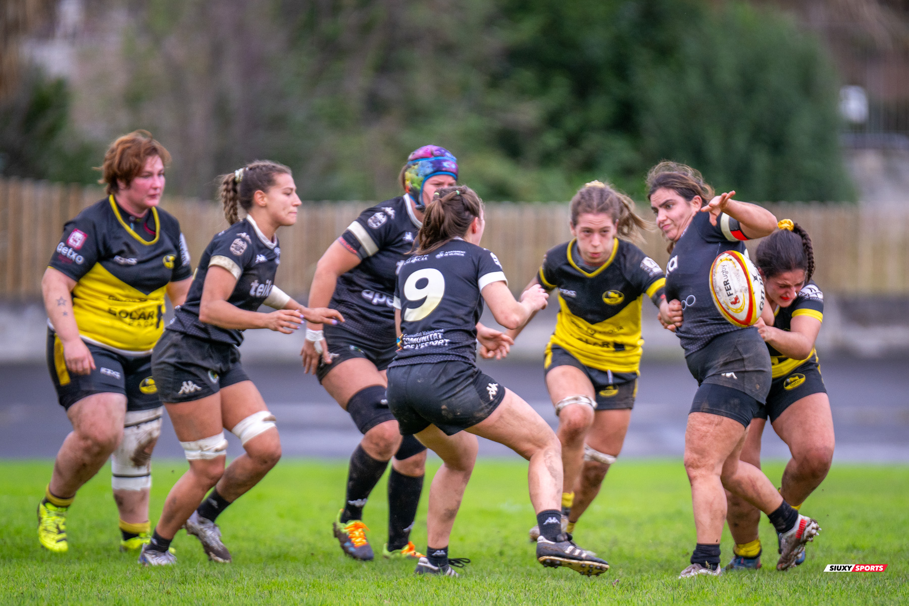  Getxo Artea Rugby Taldea - Rugby Turia - Rugby - FER 2023 - DHB F - Getxo Neskak Rt (25) vs (0) Rugby Turia (#FER23DHBGNRT12) Photo by: Fredy Monfoto | Siuxy Sports 2023-12-10