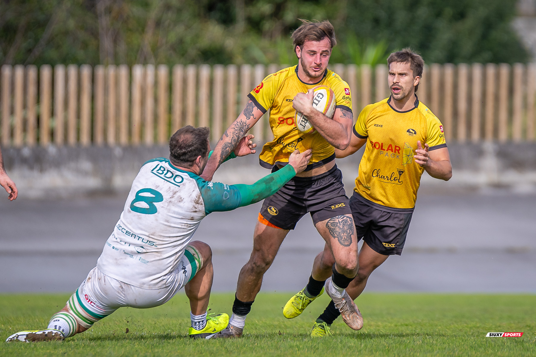 Martin CHAVEZ - Juan Cruz RODRIGUEZ HERRERA -  Getxo Artea Rugby Taldea - Rugby Club Valencia - Rugby - FER 2024 - DHB - Getxo RT (14) vs (16) Valencia RC (#FER24DHBGRTVRC01) Photo by: Fredy Monfoto | Siuxy Sports 2024-01-28