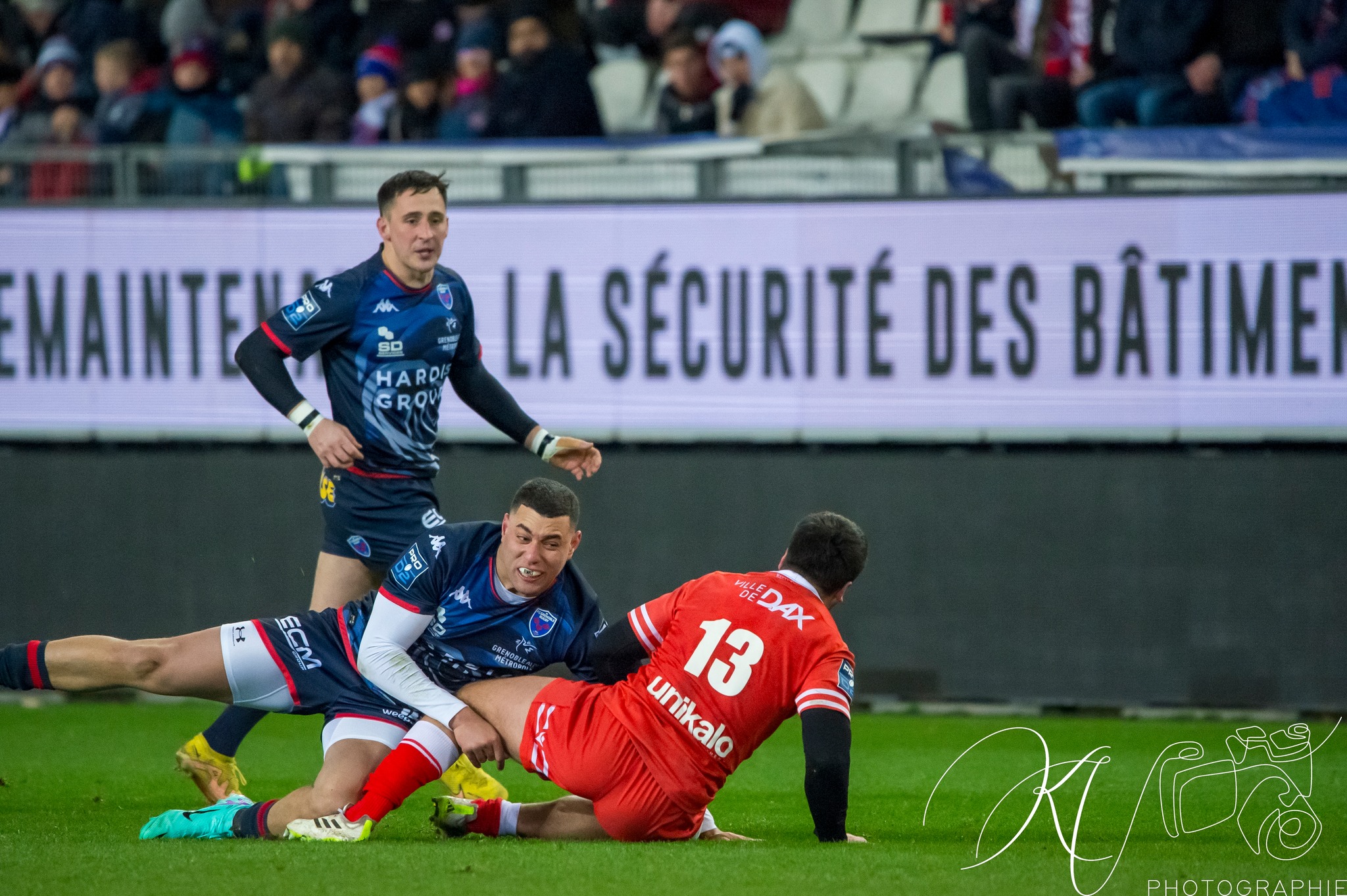 Karim QADIRI -  FC Grenoble Rugby - US Dax - Rugby - Pro D2 - FC Grenoble (24) vs (27) US Dax (#PD224FCGDAX01) Photo by: Karine Valentin | Siuxy Sports 2024-01-19