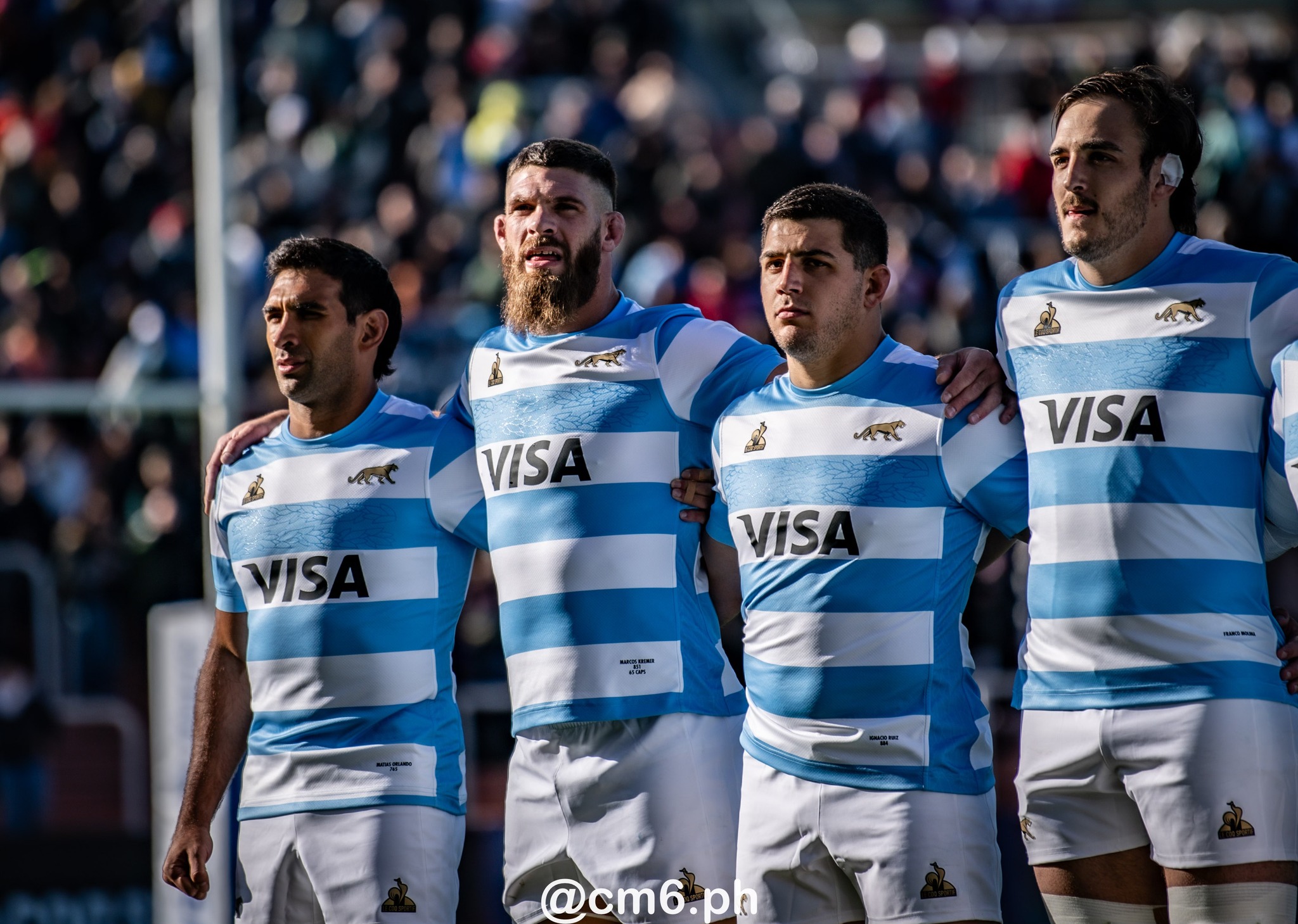 Marcos KREMER - Franco MOLINA - Matías ORLANDO - Ignacio RUIZ -  Selección Argentina de Rugby XV - Équipe de France de rugby à XV - Rugby - 2024 - Los Pumas - Argentina (13) vs (28) Francia (#2024PUMFRA07) Photo by: Christian Mas | Siuxy Sports 2024-07-06