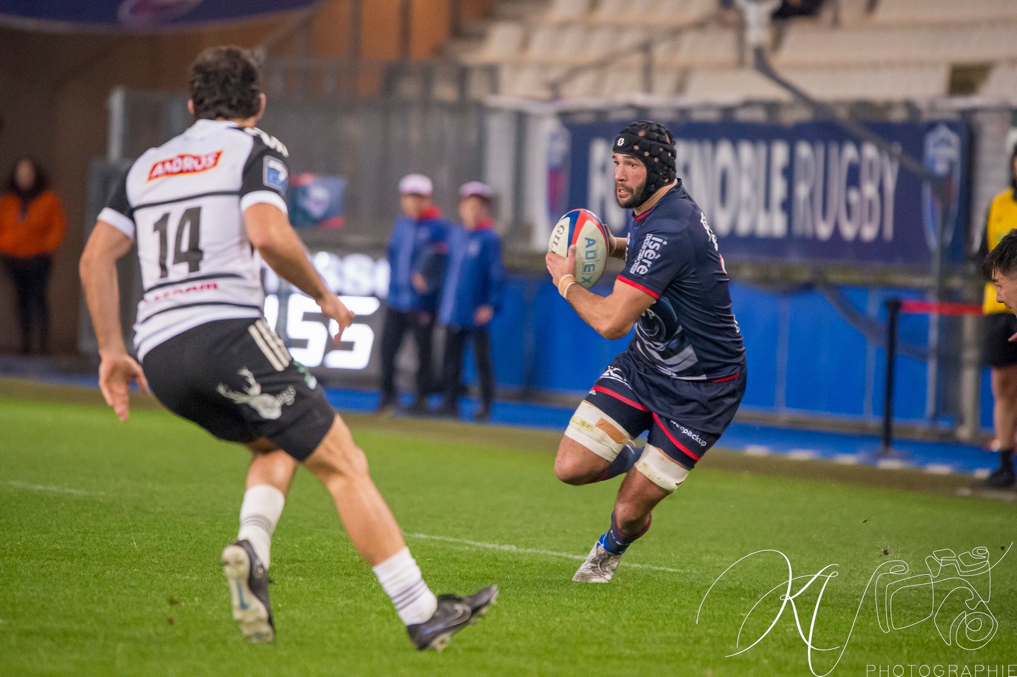 Steeve BLANC-MAPPAZ -  FC Grenoble Rugby - CA Brive - Rugby - Pro D2 - FC Grenoble (40) vs (29) CA Brive (#PD224FCGBRI02) Photo by: Karine Valentin | Siuxy Sports 2024-02-15