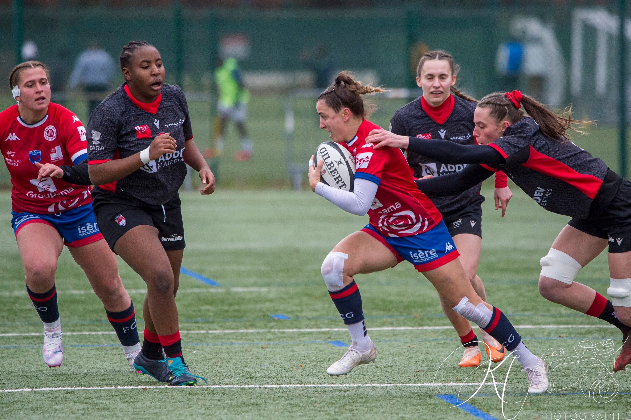  Lyon Olympique Universitaire - FC Grenoble Rugby - Rugby - Elite 1 2023 - Lyon O.U. (39) vs (14) FC Grenoble (#EL124LOUFCG02) Photo by: Karine Valentin | Siuxy Sports 2024-02-24