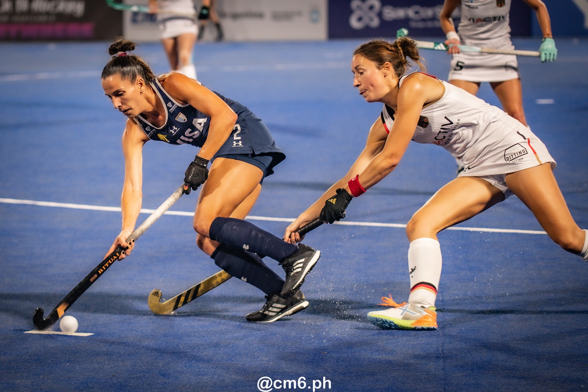 Sofia TOCCALINO -  Selección femenina de hockey sobre césped de Argentina - Germany women's national field hockey team - Field hockey - FIH Pro League Fem 2023-2024 - Argentina (3) vs (1) Germany (#FIHPF24ARGGER02) Photo by: Christian Mas | Siuxy Sports 2024-02-16