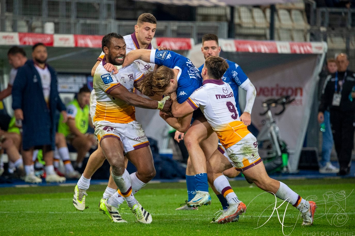 FC Grenoble Rugby - Soyaux Angoulême - Rugby - FFR 2024 - Pro D2 - FC Grenoble Rugby (37) vs (7) Soyaux Angouleme (#PD224PD2FCGSO11) Photo by: Karine Valentin | Siuxy Sports 2024-11-15