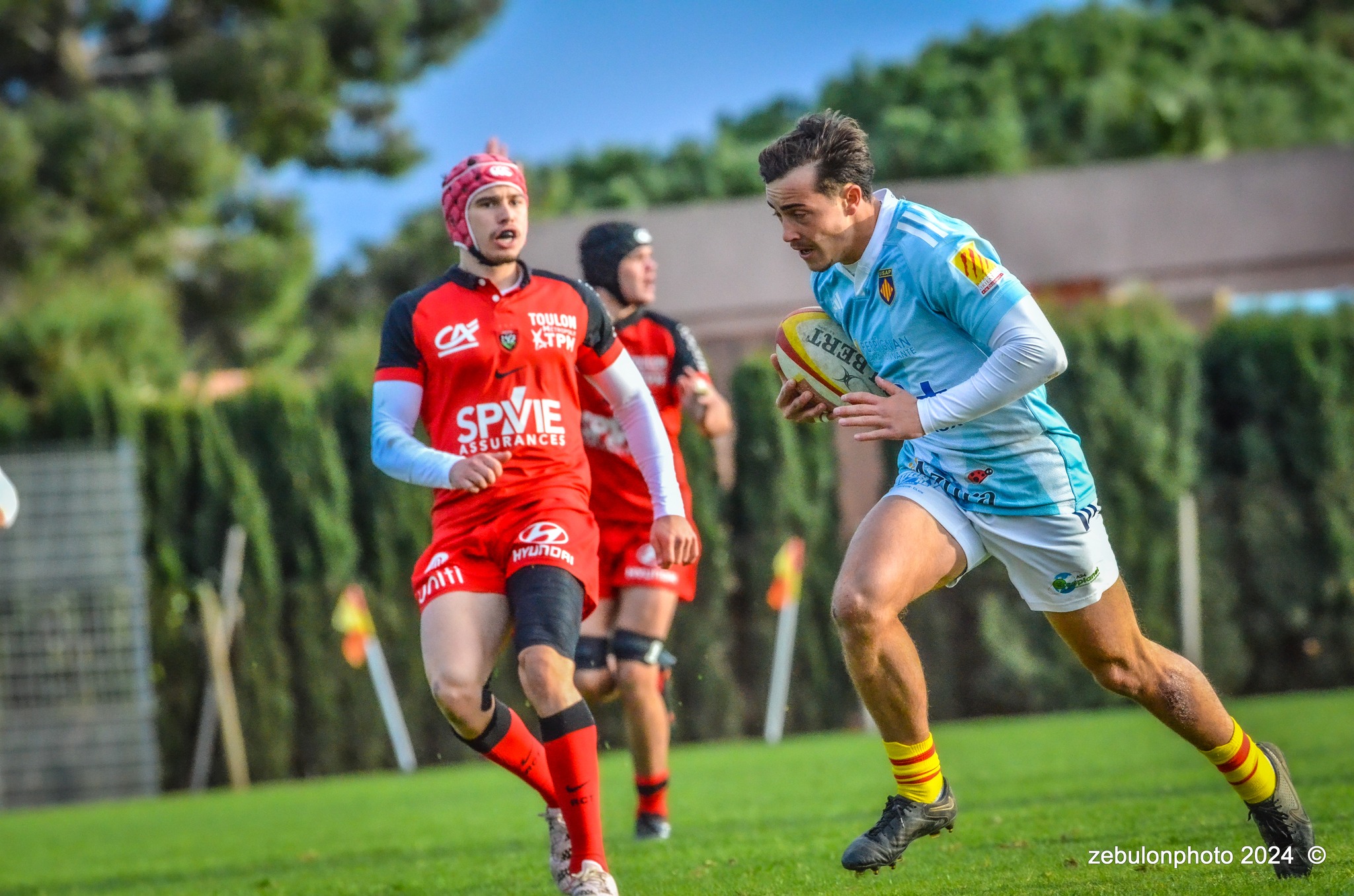  US Arlequins Perpignanais - RC Toulonnais - Rugby - Espoirs - USAP vs RCT (#ESP24USAPRCT02) Photo by: Photo Zebulon | Siuxy Sports 2024-02-10