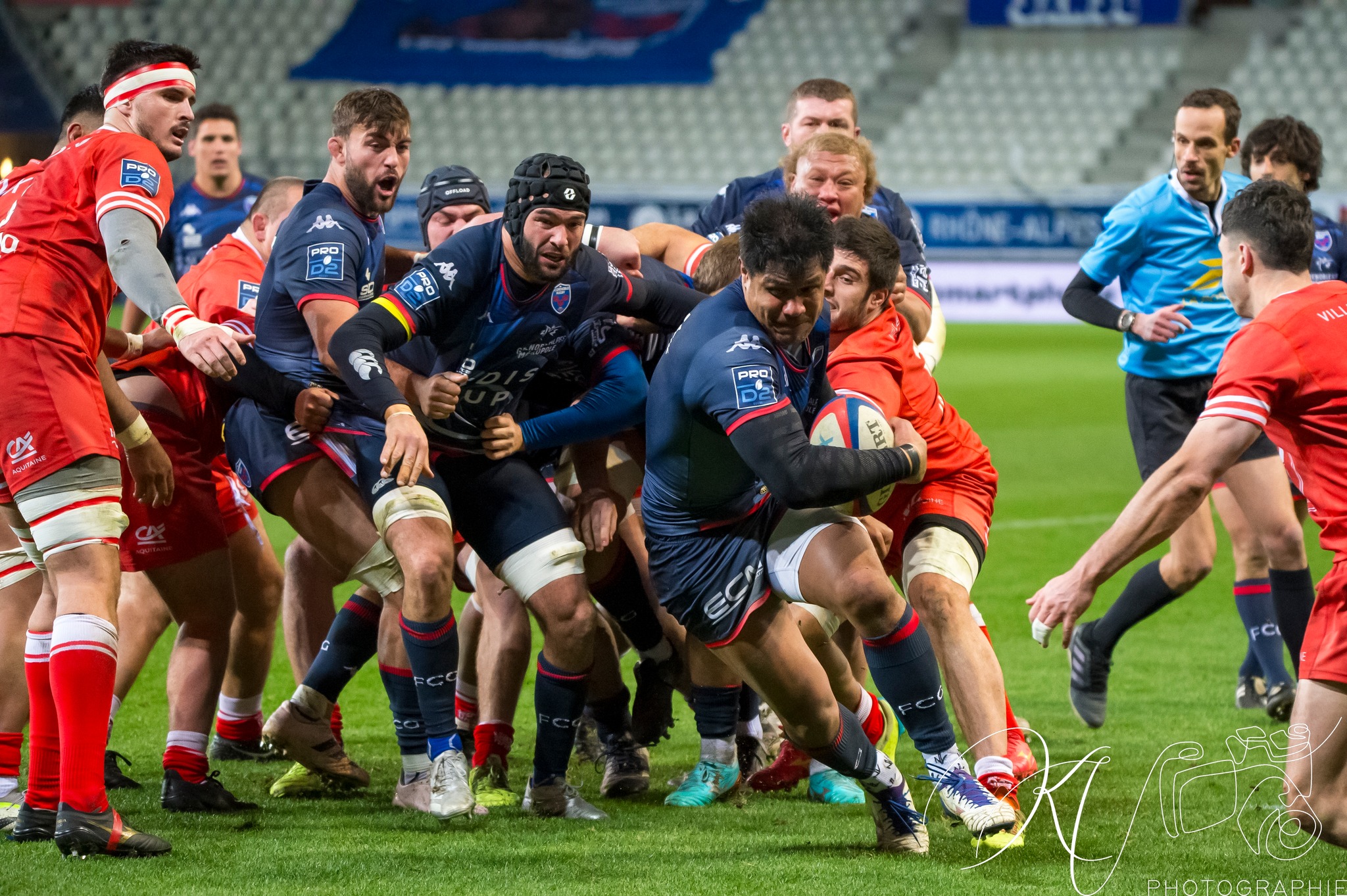  FC Grenoble Rugby - US Dax - Rugby - Pro D2 - FC Grenoble (24) vs (27) US Dax (#PD224FCGDAX01) Photo by: Karine Valentin | Siuxy Sports 2024-01-19