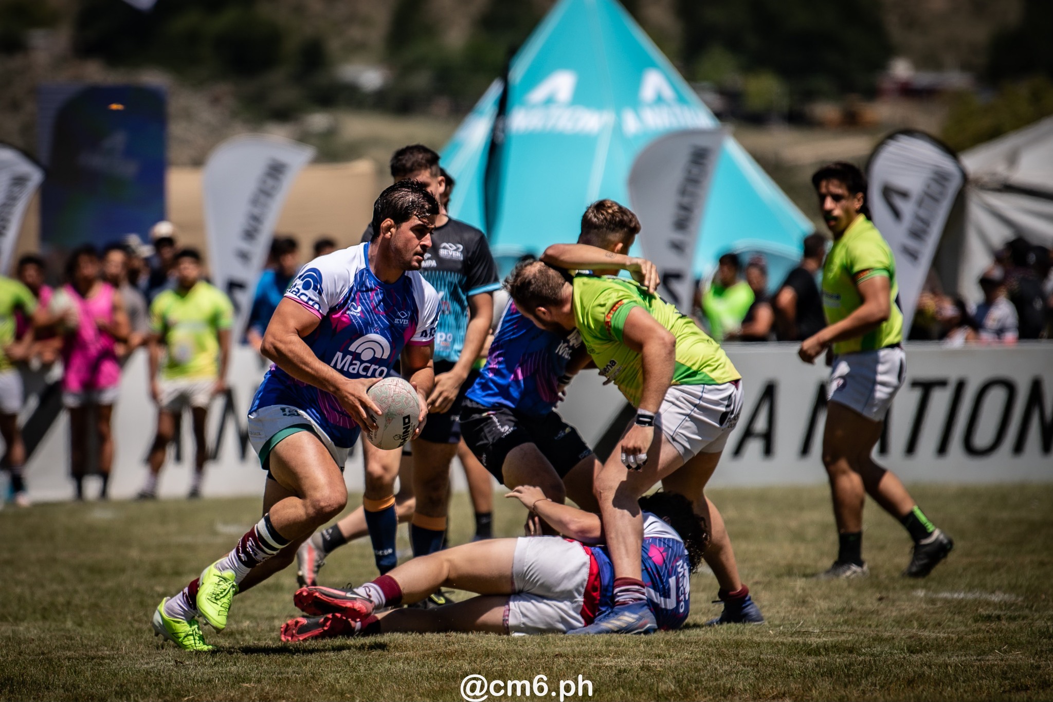  VII - Banco Macro - VII - Municipalidad de Yerba Buena McD - Rugby - Seven Tafi del Valle 2024 - Banco Macro vs Muni Yerba Buena MCD (#STDV24BMAMUN) Photo by: Christian Mas | Siuxy Sports 2024-01-27