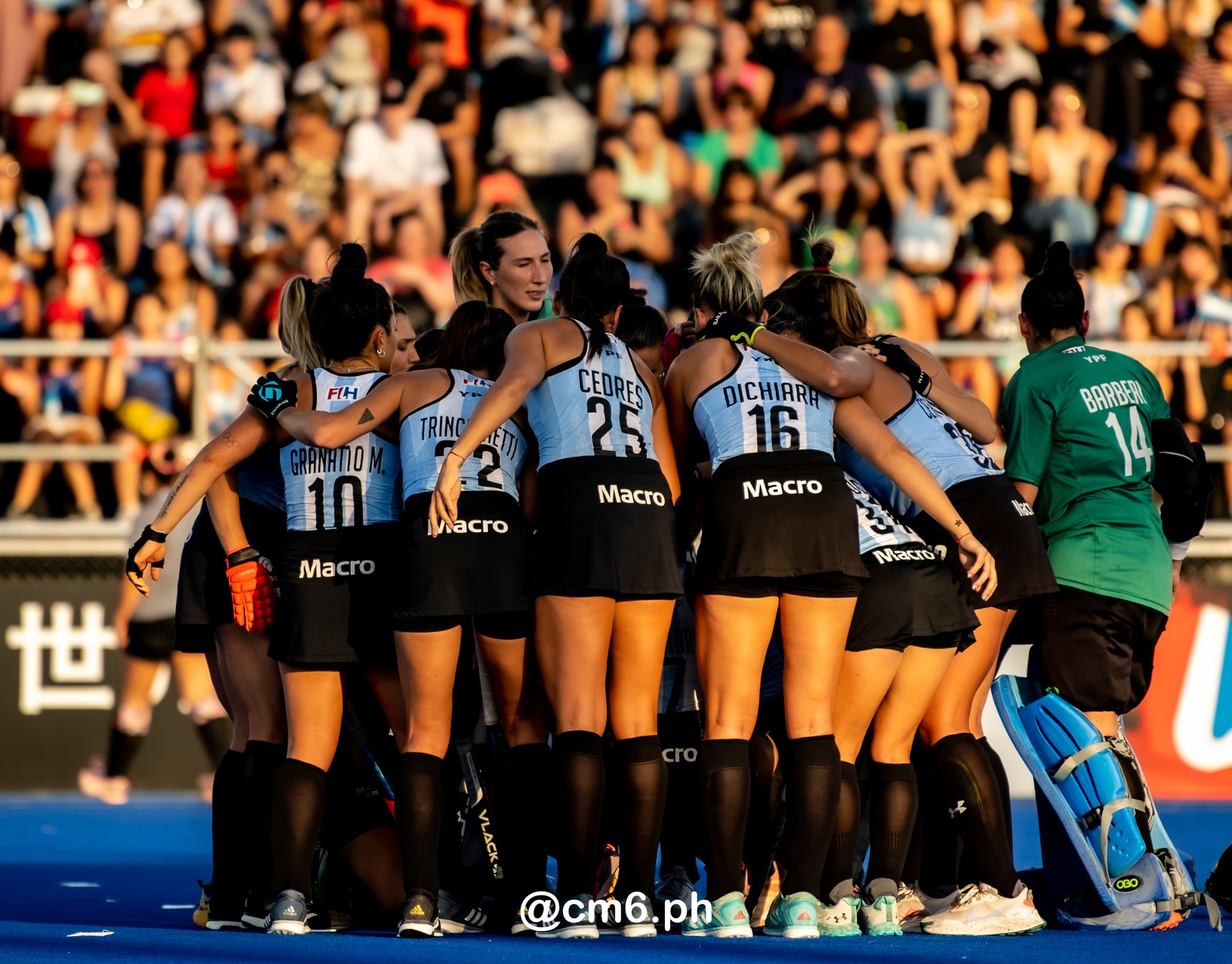 Clara BARBERI - Maria Jose GRANATTO - Eugenia TRINCHINETTI -  Selección femenina de hockey sobre césped de Argentina - England women's national field hockey team - Field hockey - FIH PRO LEAGUE 2022-2023 - Argentina(3) vs (0) Great Britain (#FIHPF22ARGGBR12) Photo by: Christian Mas | Siuxy Sports 2022-12-15