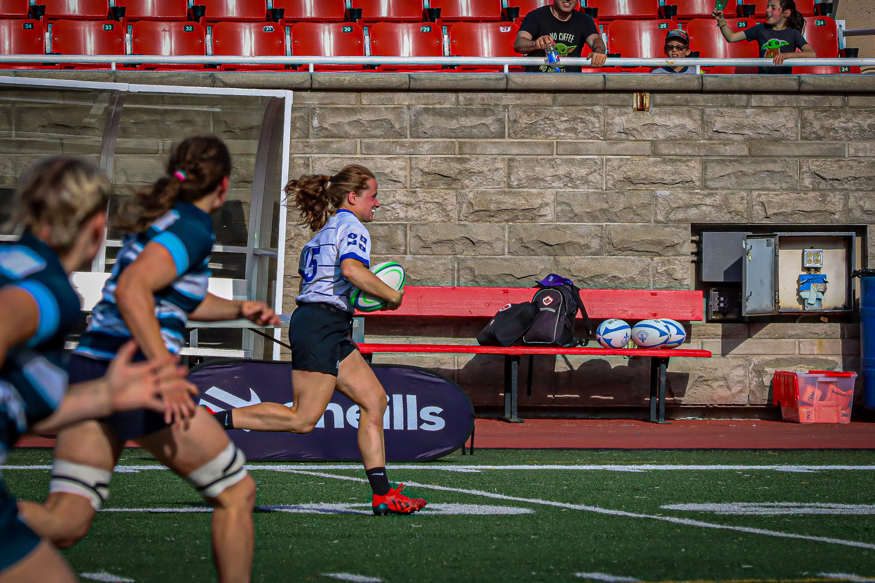  Équipe féminine - Rugby Québec - Ontario Blues (w) - Rugby - QORC-CROQ 2024 - FINALS - QUÉBEC EST (37) VS (13) ONTARIO EST - 1ST POSITION - Reel Mayarts (#QORC24QCEONE16) Photo by: Photo Mayarts | Siuxy Sports 2024-06-01