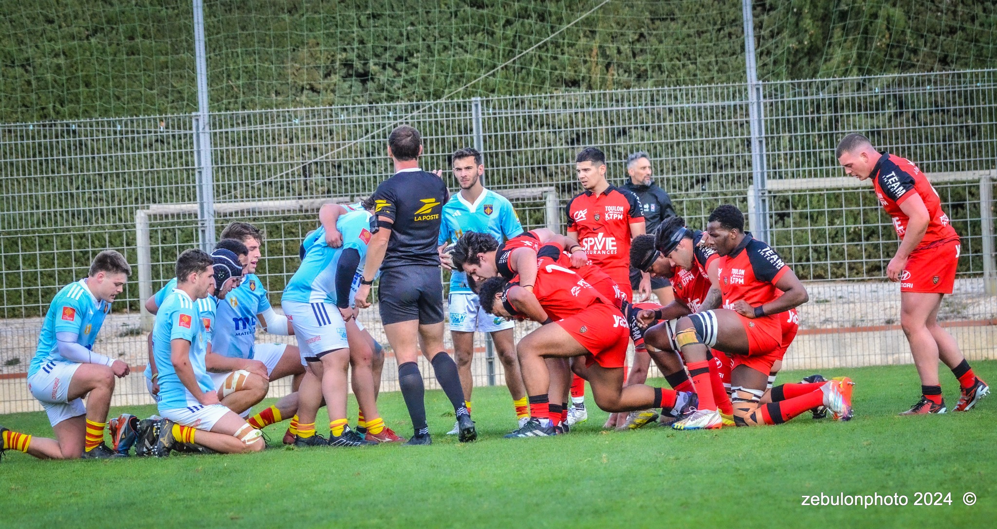  US Arlequins Perpignanais - RC Toulonnais - Rugby - Espoirs - USAP vs RCT (#ESP24USAPRCT02) Photo by: Photo Zebulon | Siuxy Sports 2024-02-10