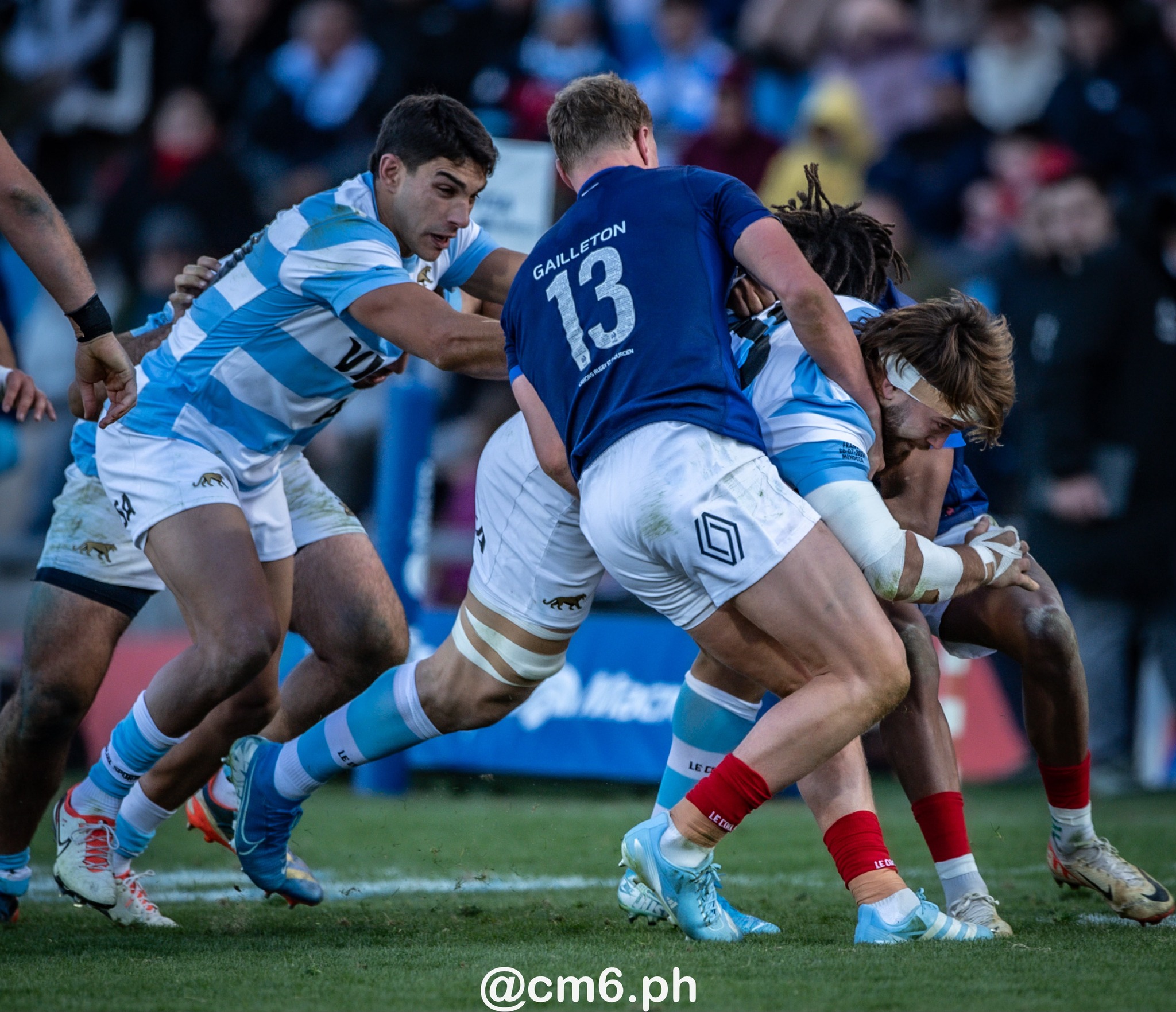 Santiago CARRERAS -  Selección Argentina de Rugby XV - Équipe de France de rugby à XV - Rugby - 2024 - Los Pumas - Argentina (13) vs (28) Francia (#2024PUMFRA07) Photo by: Christian Mas | Siuxy Sports 2024-07-06