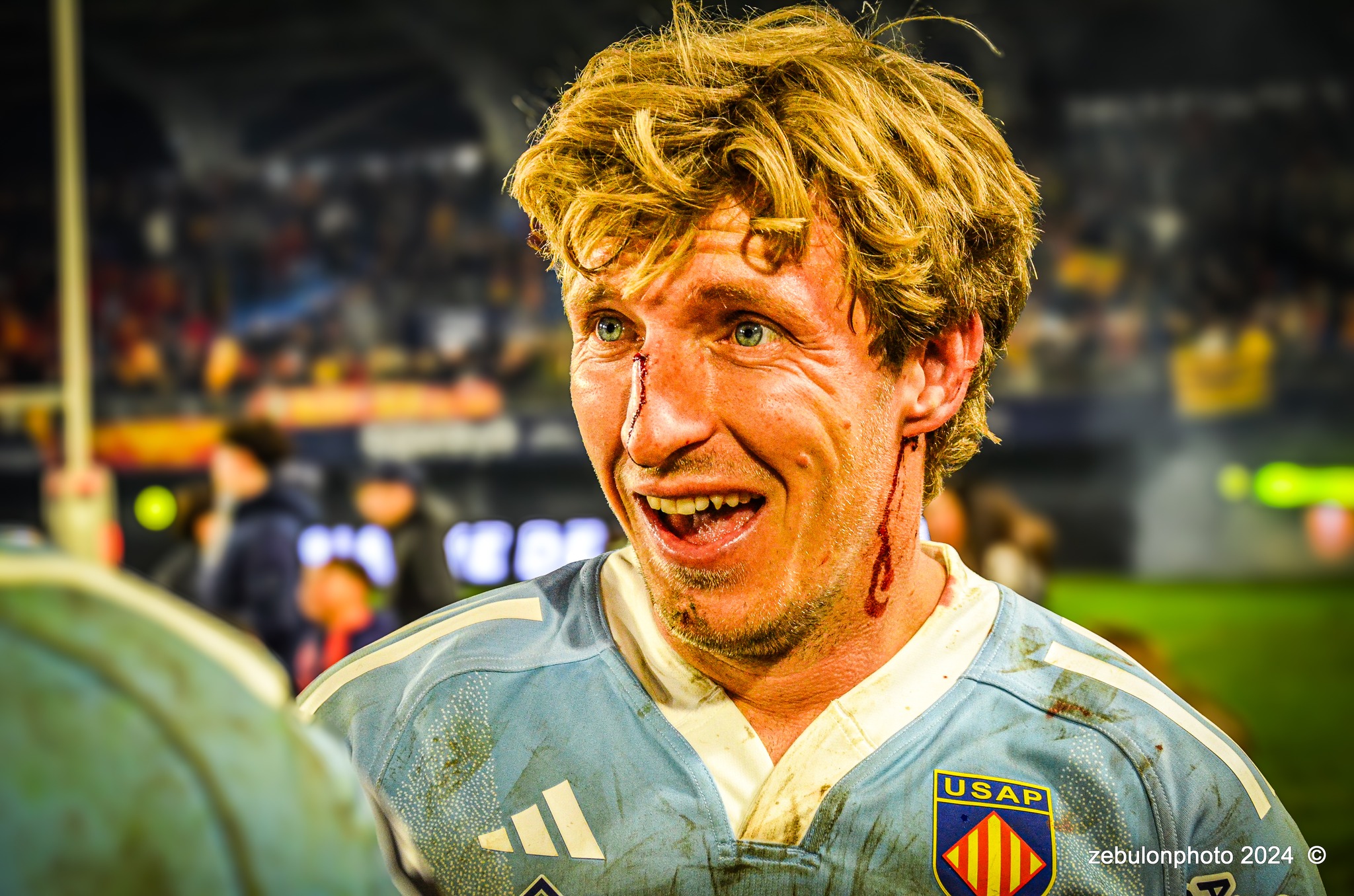  US Arlequins Perpignanais - RC Toulonnais - Rugby - TOP 14 - Perpignan (27) vs (17) RC Toulonnais (#TOP1424USAPRCT03) Photo by: Photo Zebulon | Siuxy Sports 2024-03-09