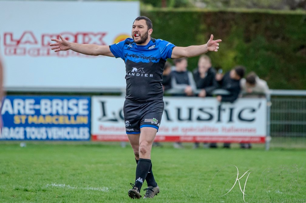  Saint-Marcellin Sports - US Vinay - Rugby - FFR 2024 Fed2 - SMS (13) vs (19) US Vinay (#FFR24F2SMSUSV03) Photo by: Karine Valentin | Siuxy Sports 2024-03-31