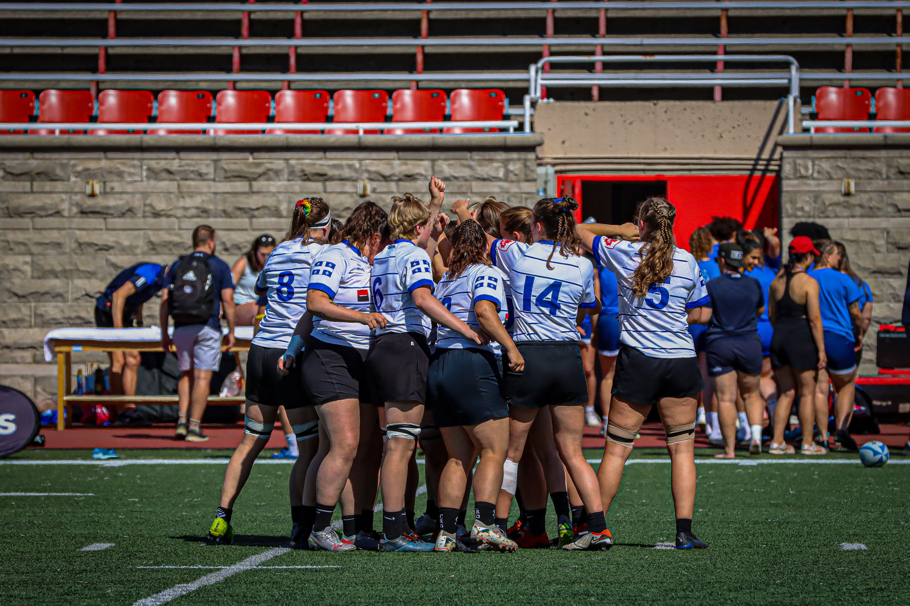  Équipe féminine - Rugby Québec - Ontario Blues (w) - Rugby - QORC-CROQ 2024 - FINALS - QUÉBEC EST (37) VS (13) ONTARIO EST - 1ST POSITION - Reel Mayarts (#QORC24QCEONE16) Photo by: Photo Mayarts | Siuxy Sports 2024-06-01