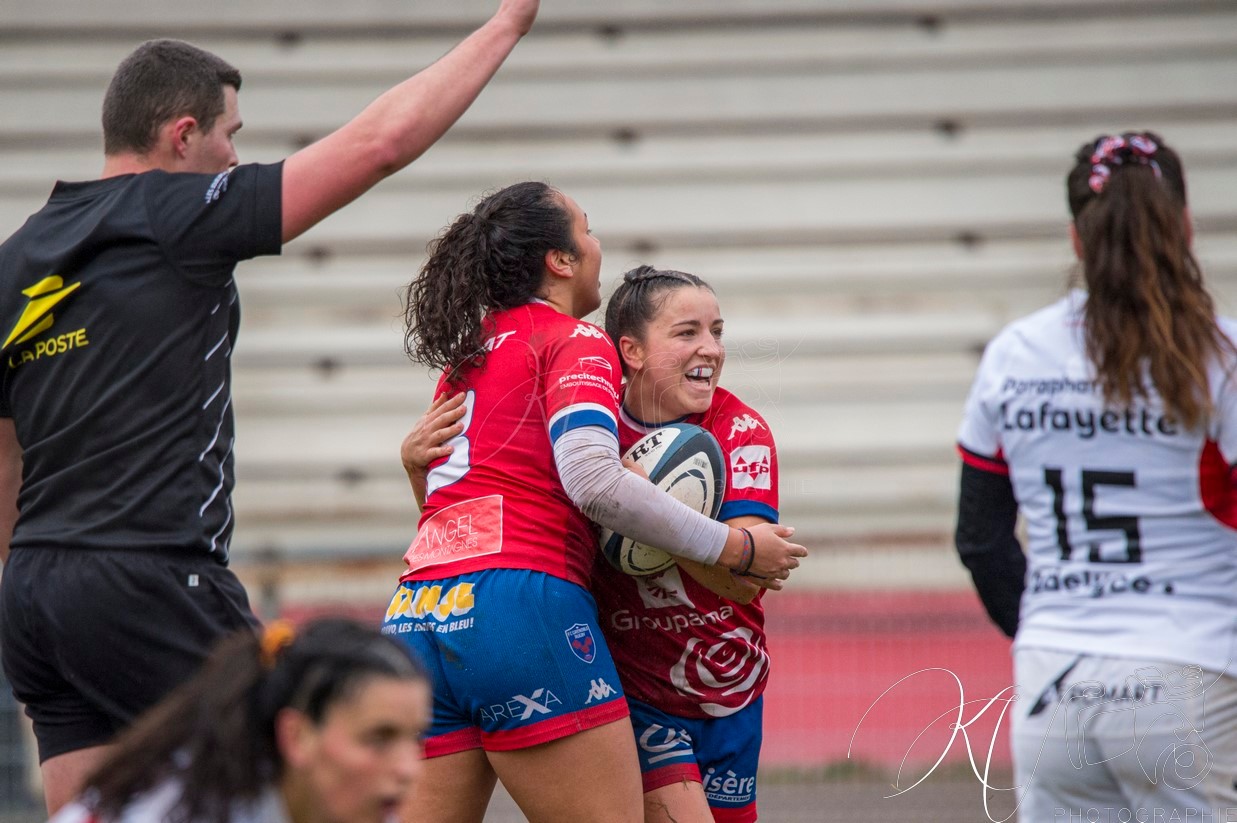  FC Grenoble Rugby - Stade Toulousain - Rugby - FFR 2024 - Élite 1 Fém - FC Grenoble (15) vs (15) Stade Toulousain RF (#FFR24E1FFCGST12) Photo by: Karine Valentin | Siuxy Sports 2024-12-07