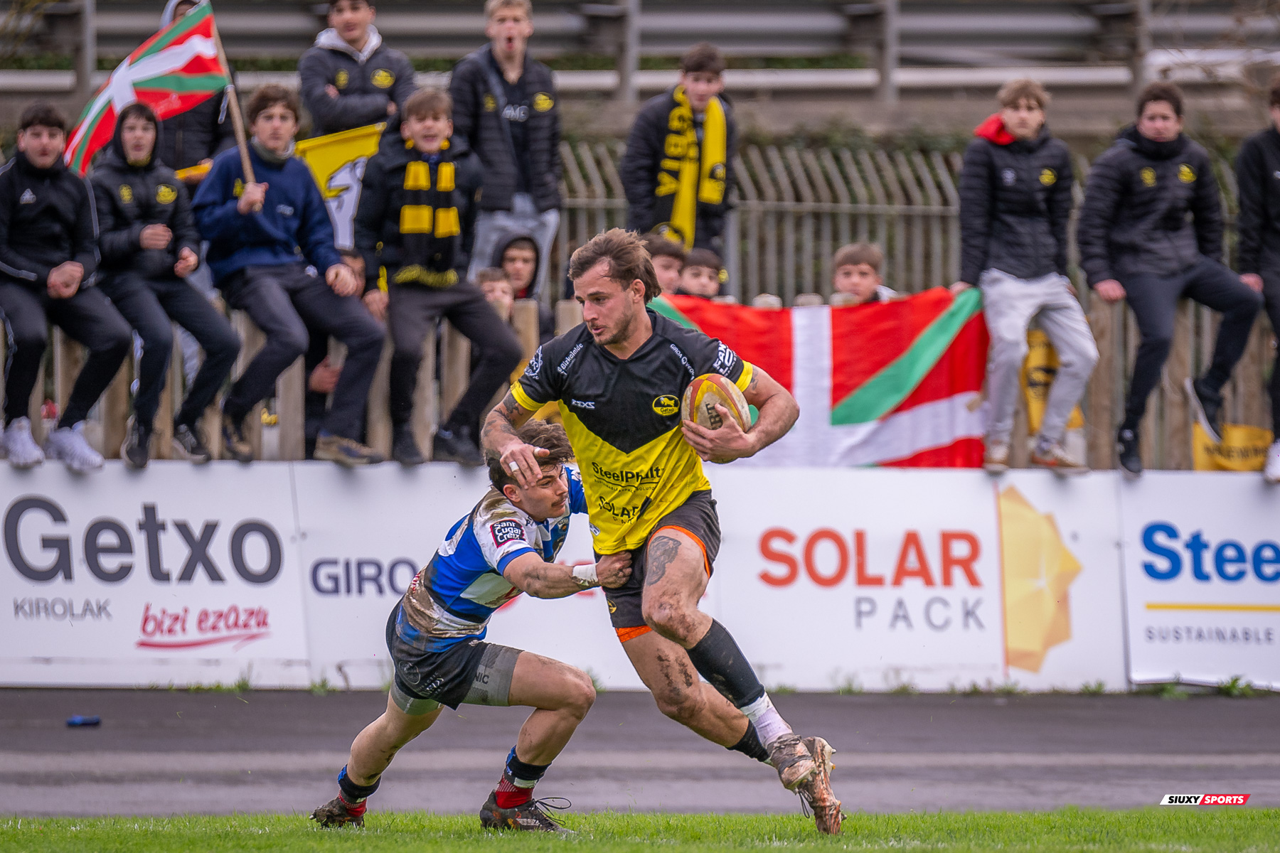  Getxo Artea Rugby Taldea - Club de Rugby Sant Cugat - Rugby - Élite Div Honor B masculina - Getxo (17) vs (5) Sant Cugat (#E24DBMGETSC03) Photo by: Fredy Monfoto | Siuxy Sports 2024-03-03