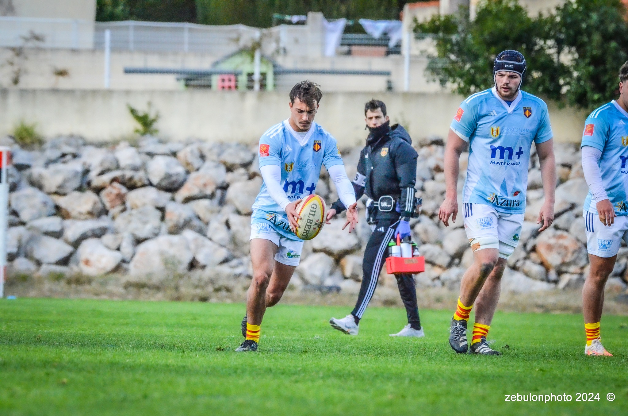  US Arlequins Perpignanais - RC Toulonnais - Rugby - Espoirs - USAP vs RCT (#ESP24USAPRCT02) Photo by: Photo Zebulon | Siuxy Sports 2024-02-10